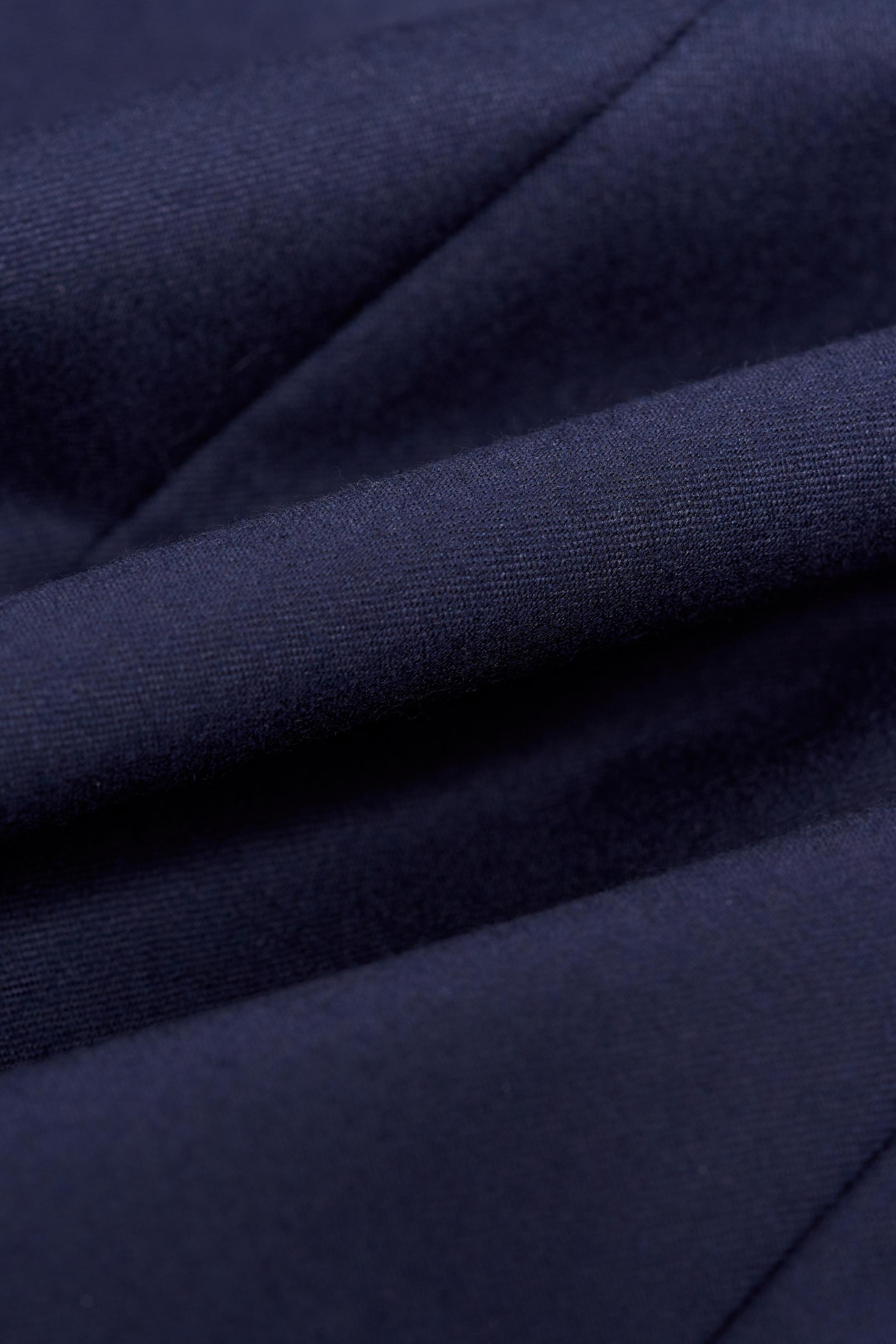 Men’s Wool Slim Fit Formal Suit Jacket - James - Navy Blue