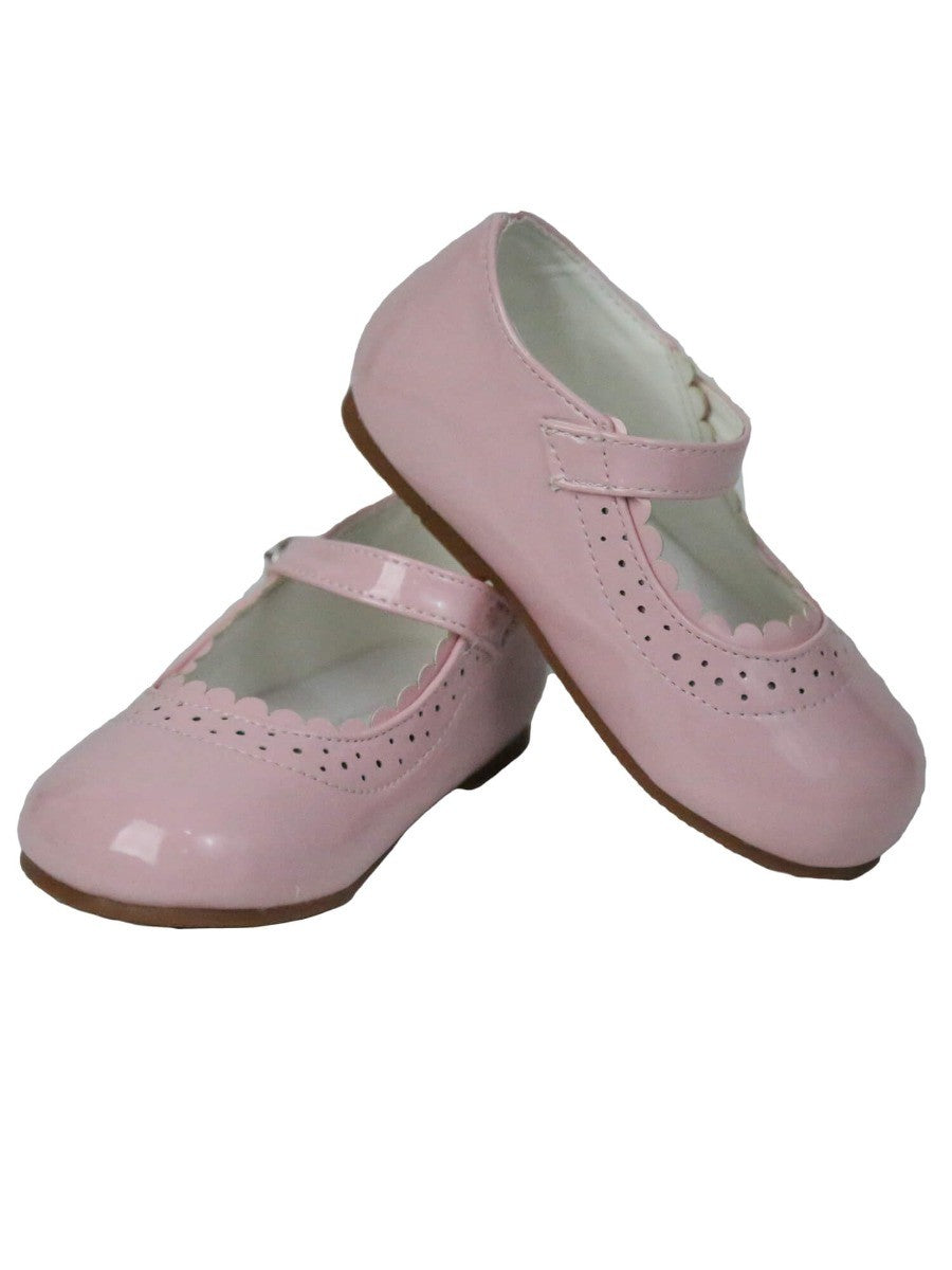 Girls Patent Mary Jane Shoes - Pink