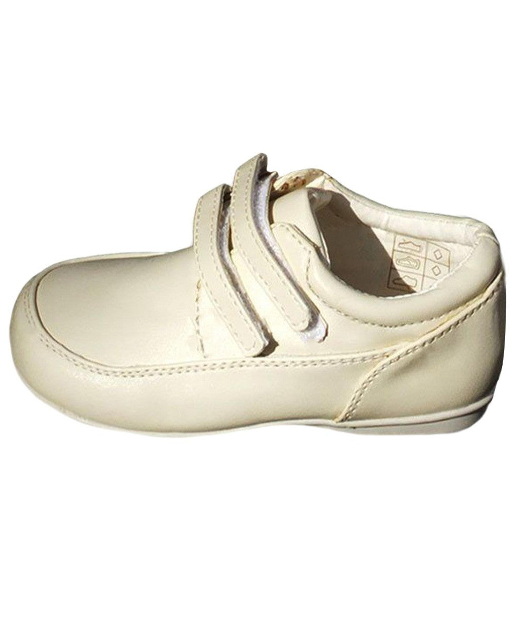 Baby Boys' Double Velcro Shoes - Cream
