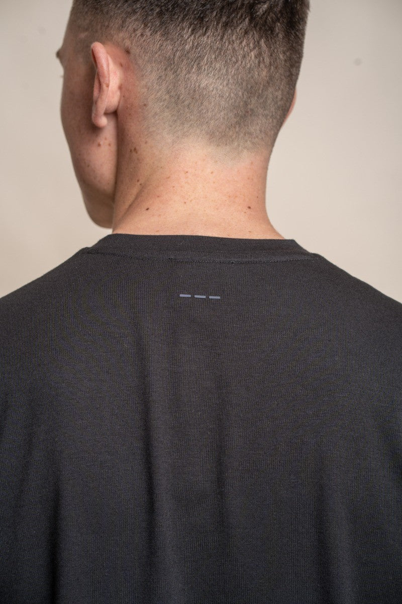 Men's Crew Neck Cotton T-Shirt - BOGART - Black