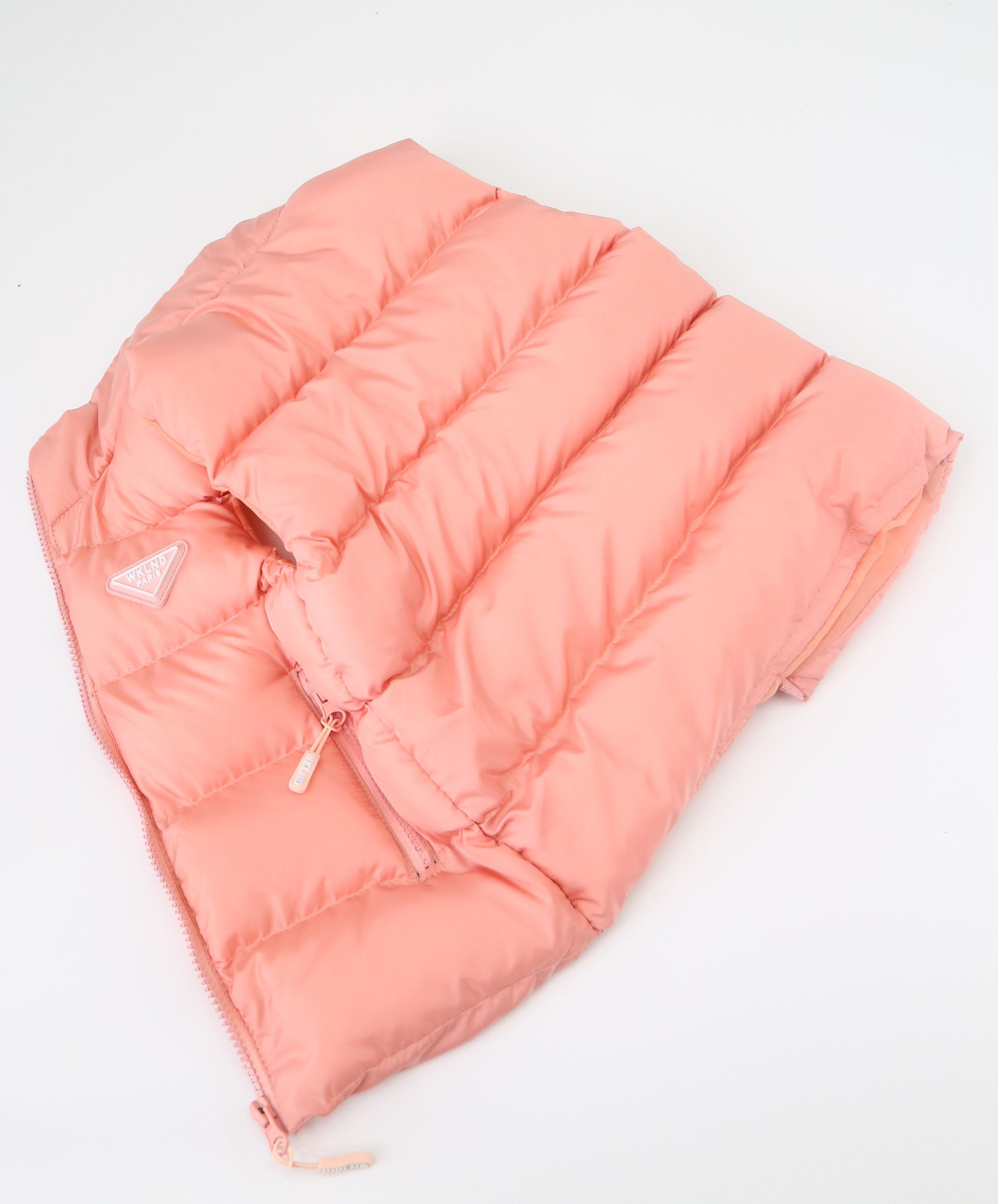 Girls Sleeveless Padded Puffer Gilet - Pink