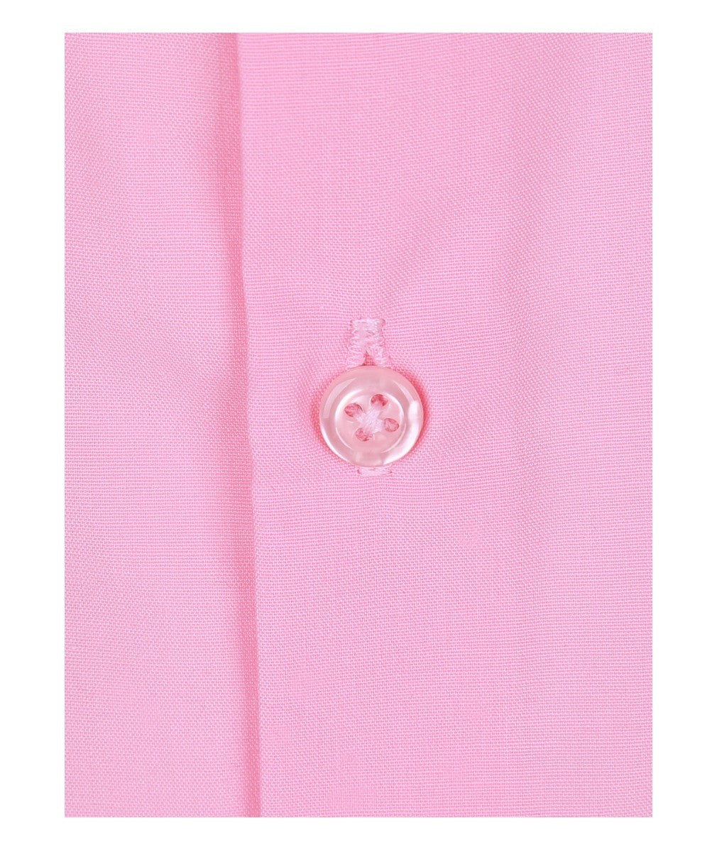 Camicia formale in misto cotone per ragazzi - rosa