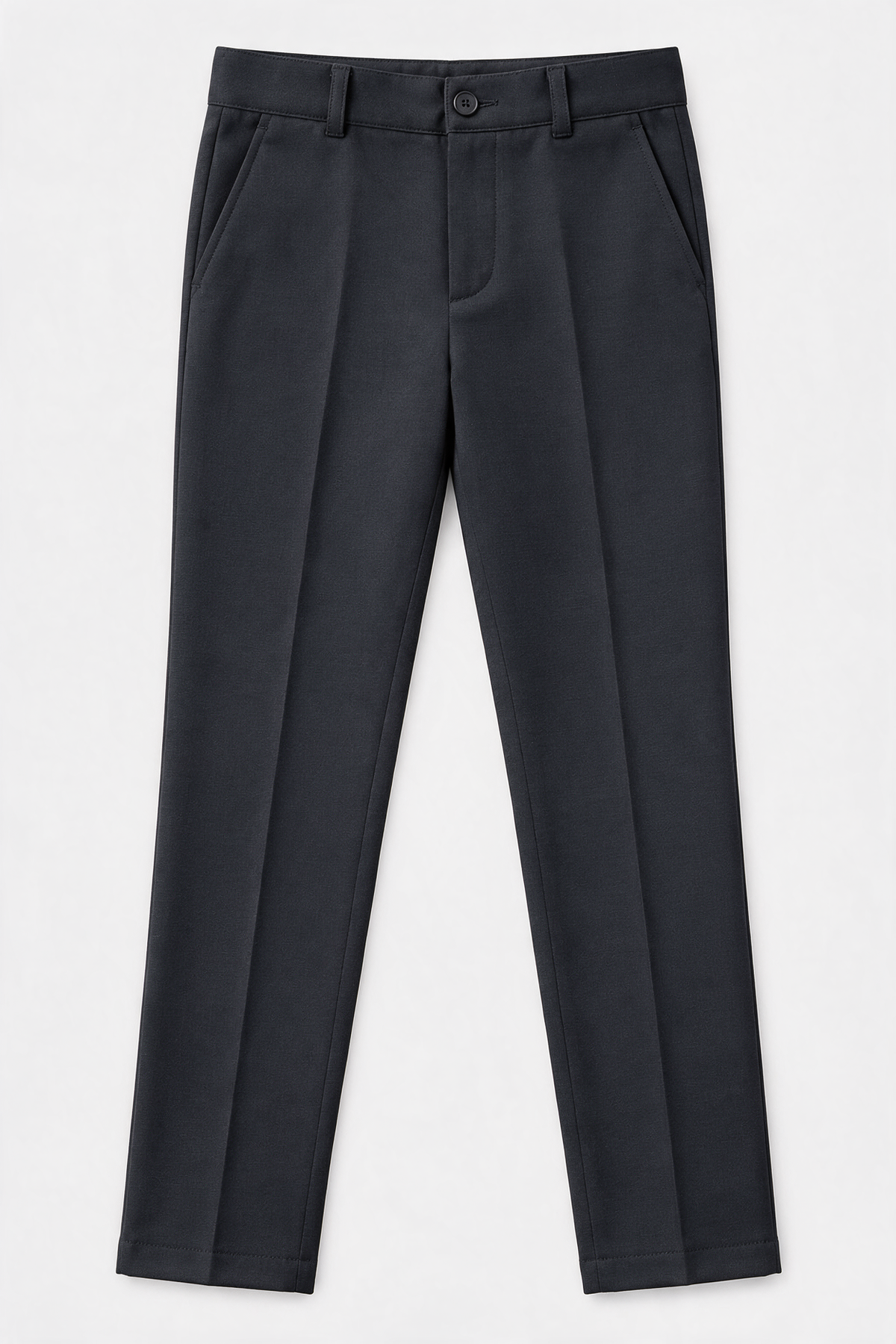 Boys’ 4-Piece Textured Double Breasted Formal Suit - Montero Black