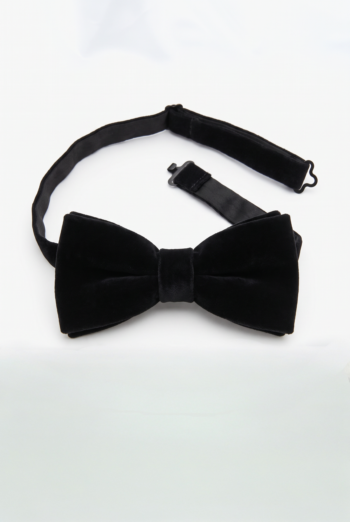Boys Slim Fit Velvet Blazer - SAVOY - Black Bowtie Picture