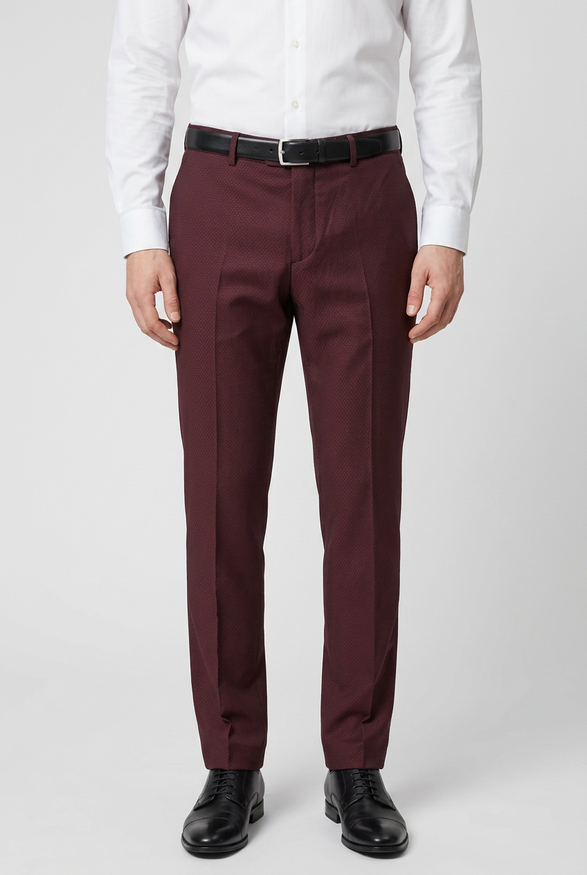 Boys Formal Suit Trousers Sold Separately - Style MYERS WINE