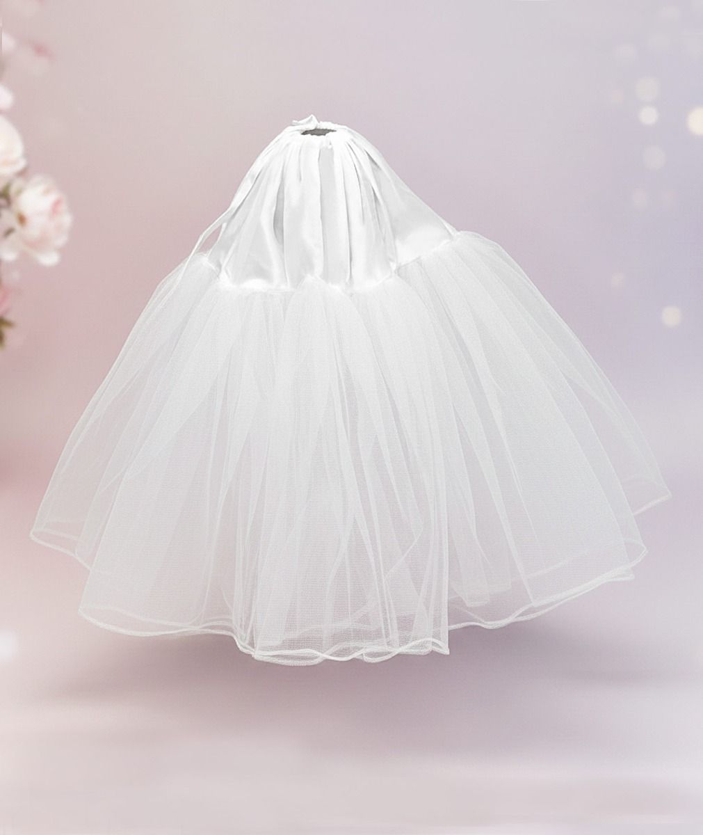 Girls Tulle White Underskirts Petticoats - CARA-PTC
