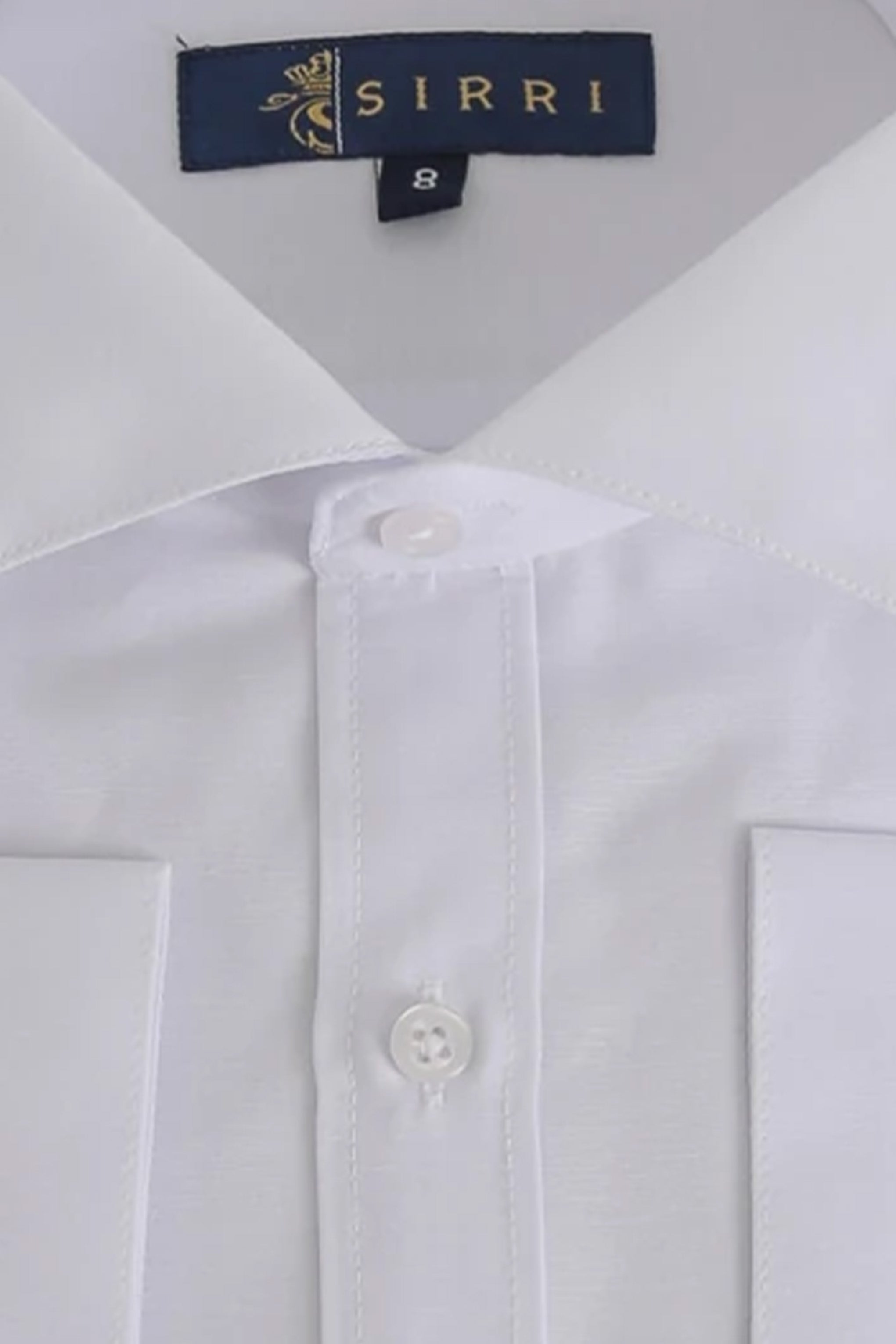 Boys Shimmer Tuxedo Dinner 6 Piece Suit Set - White