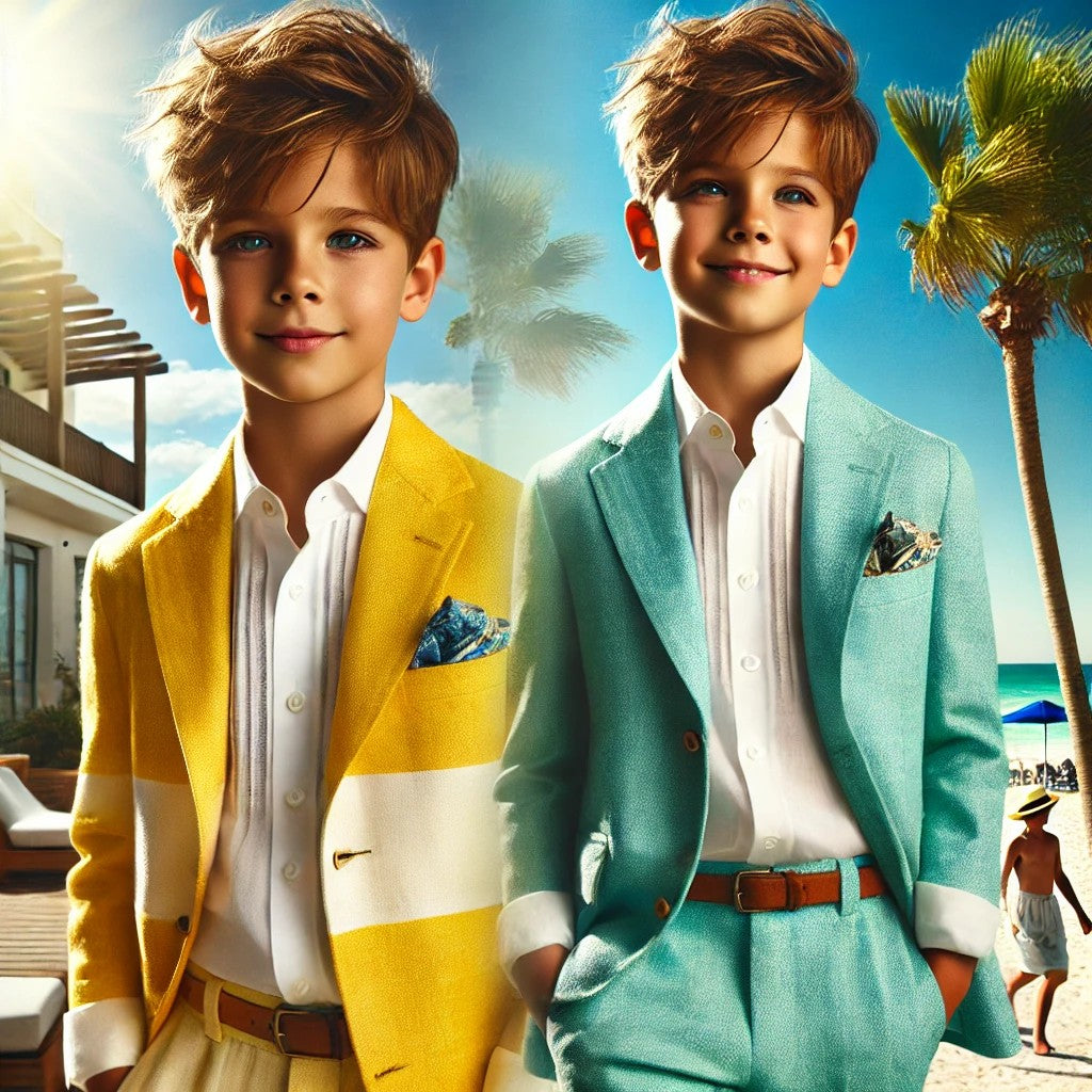 Summer Essentials for Boys: Lightweight Summer Suits for Boys: Cool Comfort for Every Occasion