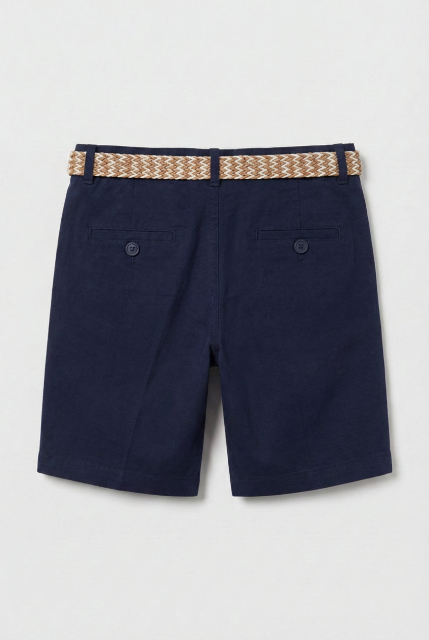 Babies & Boys Cotton 5 Piece Shorts Suit - Dylan - Camel