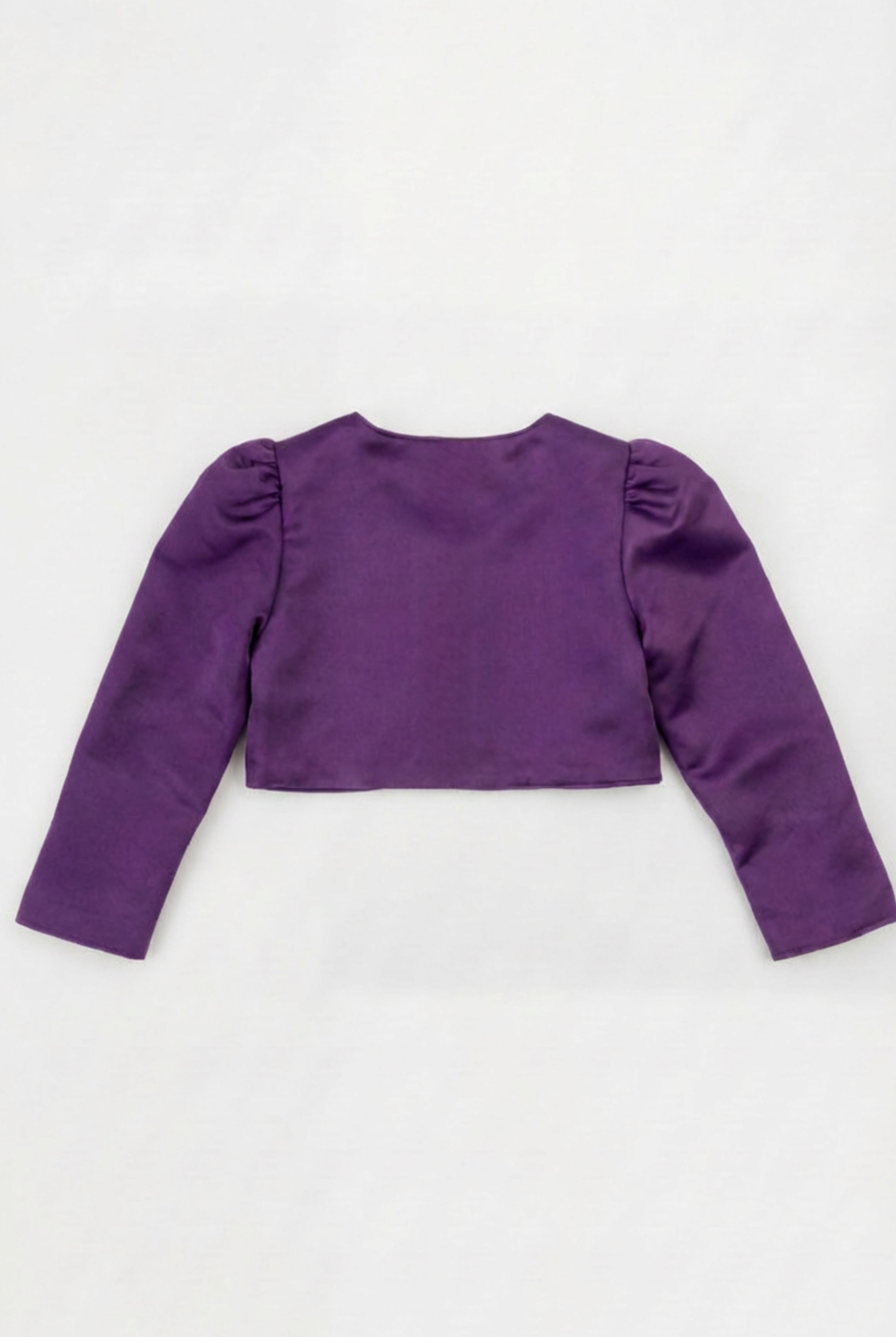 Babies & Girls Long Sleeves Bolero - Purple