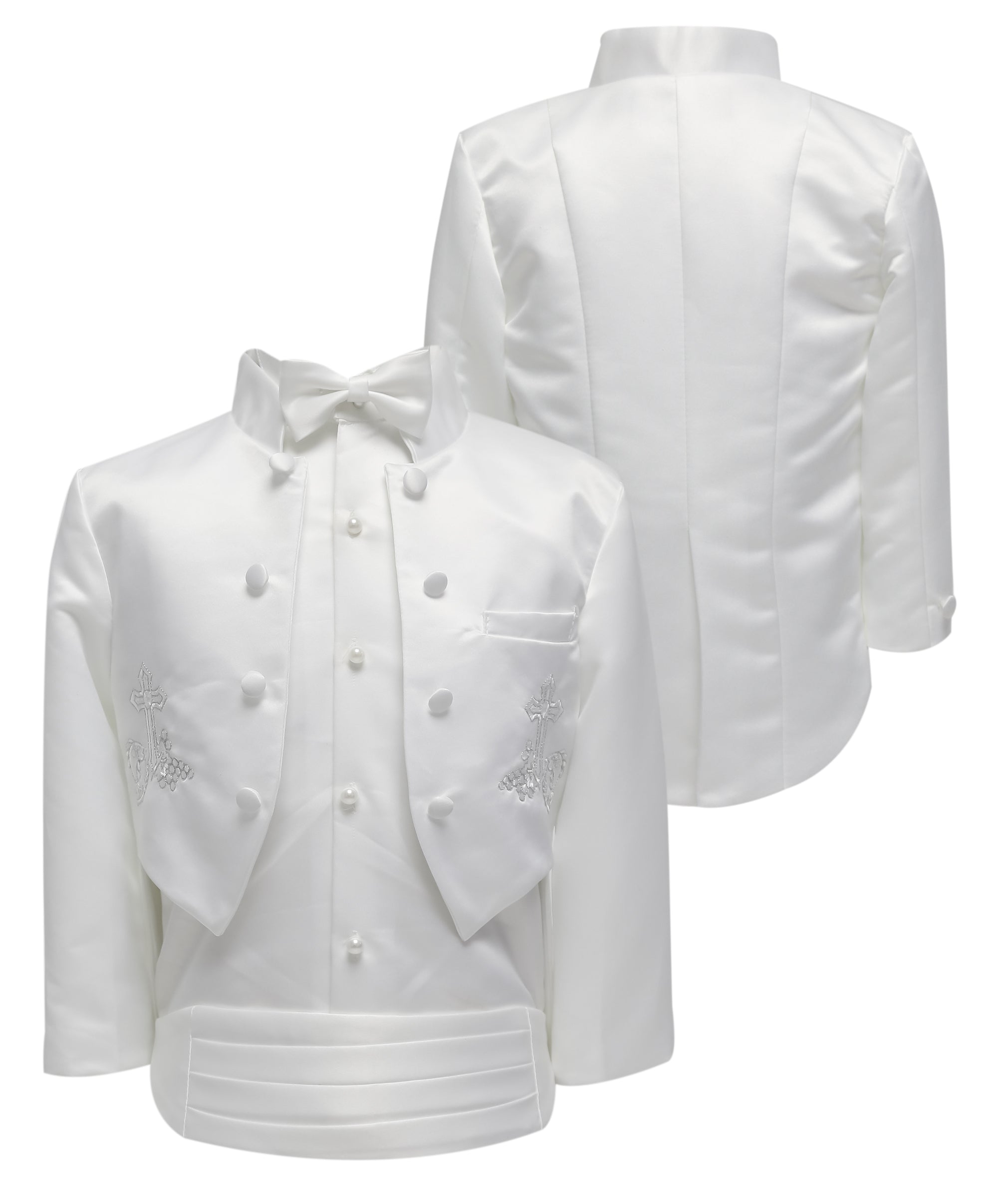 Baby Boys Christening Baptism Outfit - White