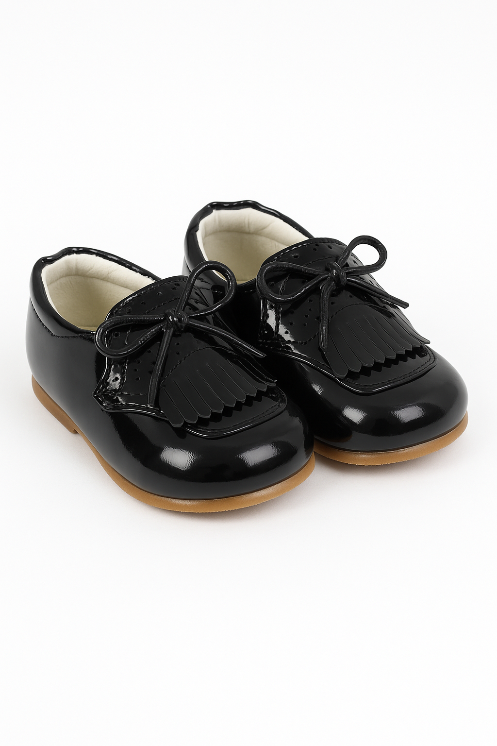 Baby Boys Pre- walker Patent Loafer - ADAM - Black Pair Side Picture