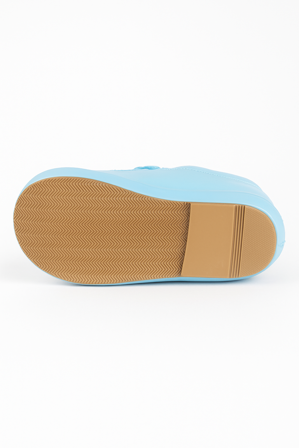 Baby Boys Pre- walker Patent Loafer - ADAM - Blue Sole Picture
