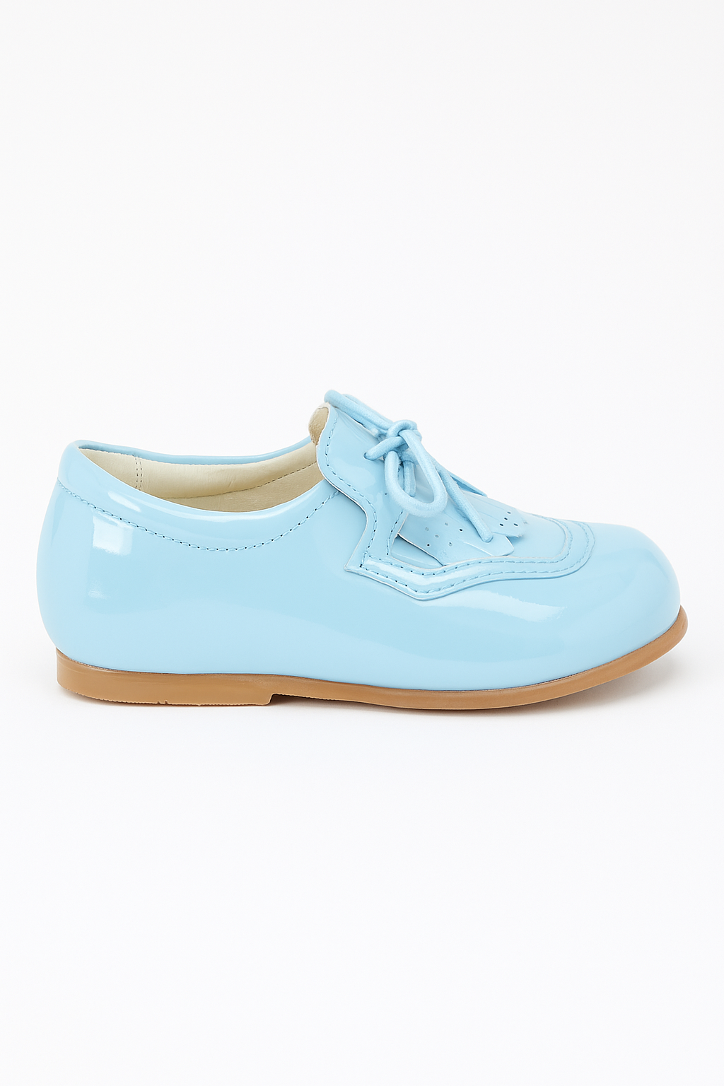 Baby Boys Pre- walker Patent Loafer - ADAM - Blue
