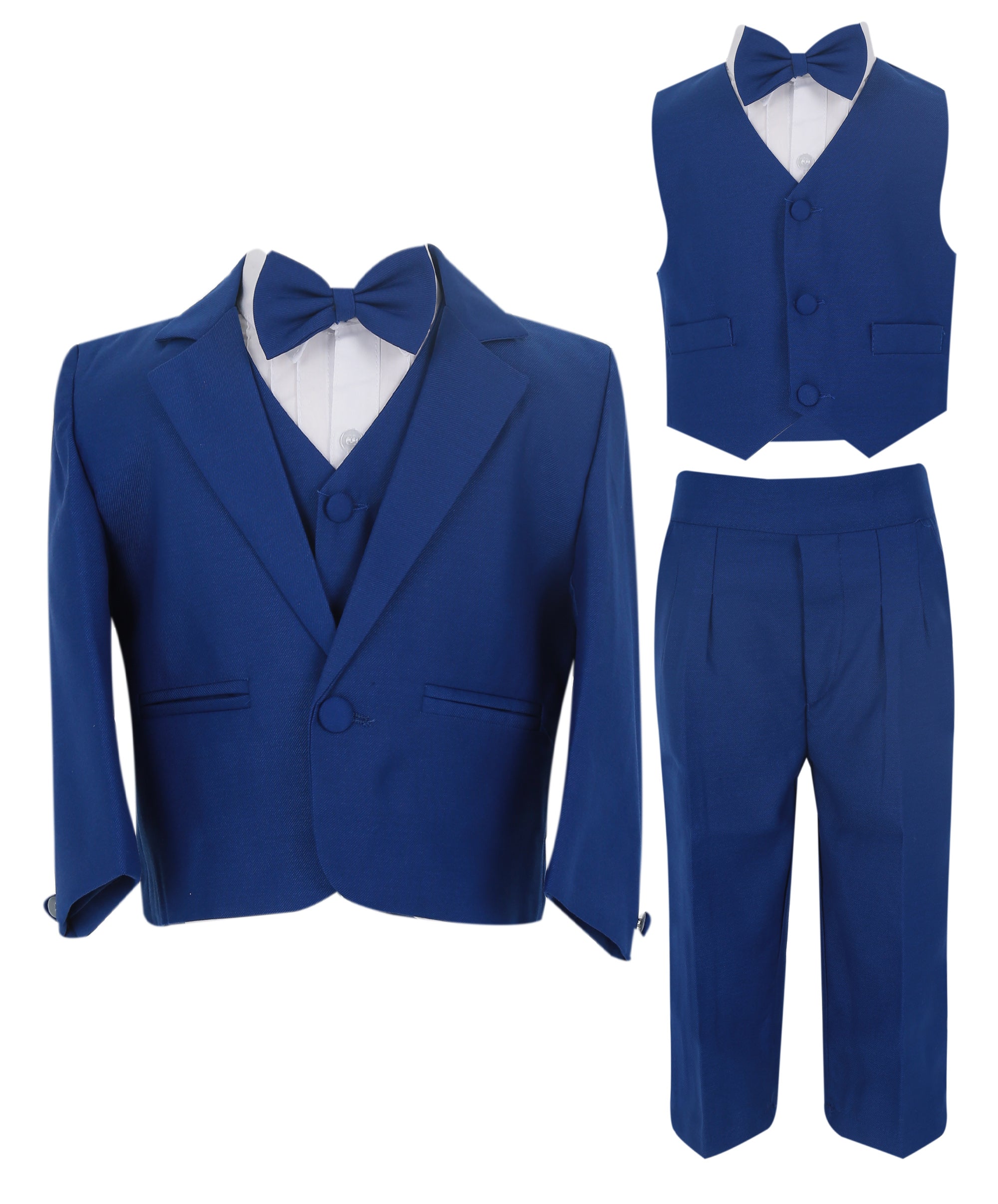Baby Boys Formal Suit All in One Set - Royal Blue