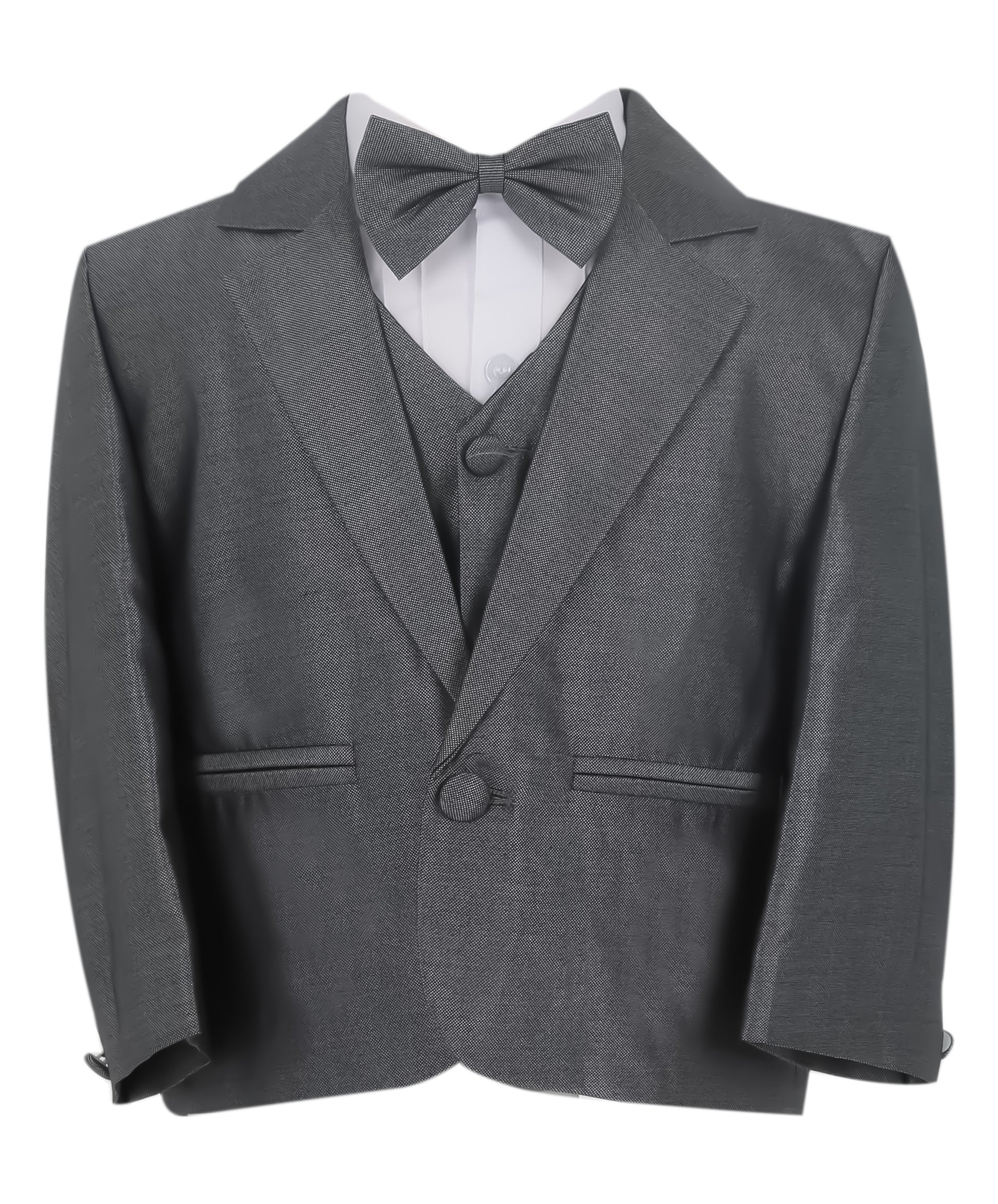 Baby Boys Formal Suit All in One Set - Silver - Grey