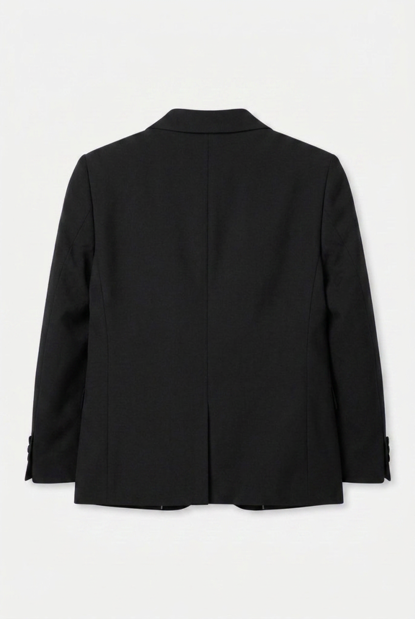 Boys 2-Piece Black Dinner Jacket & Bow Tie Set