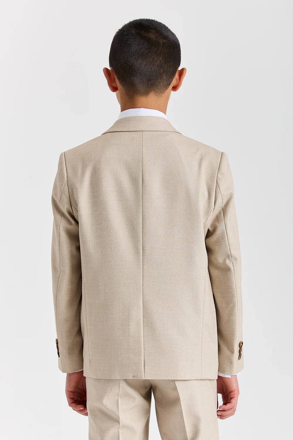 Boys 3-Piece Tailored Fit Formal Suit - Belmont - Beige