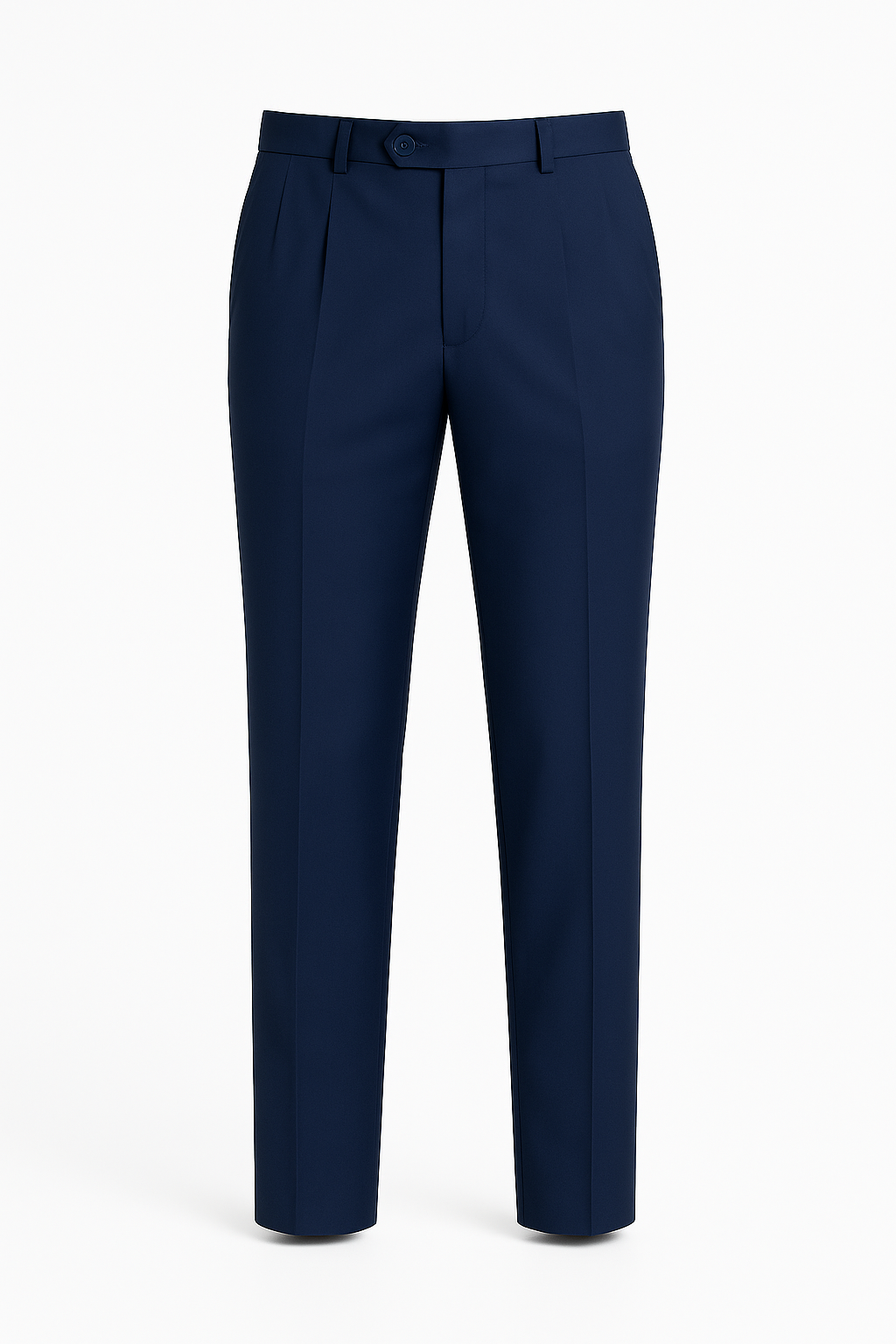 Boys 3-Piece Wool Tailored Fit Suit - Paris - Navy Trousers Picture