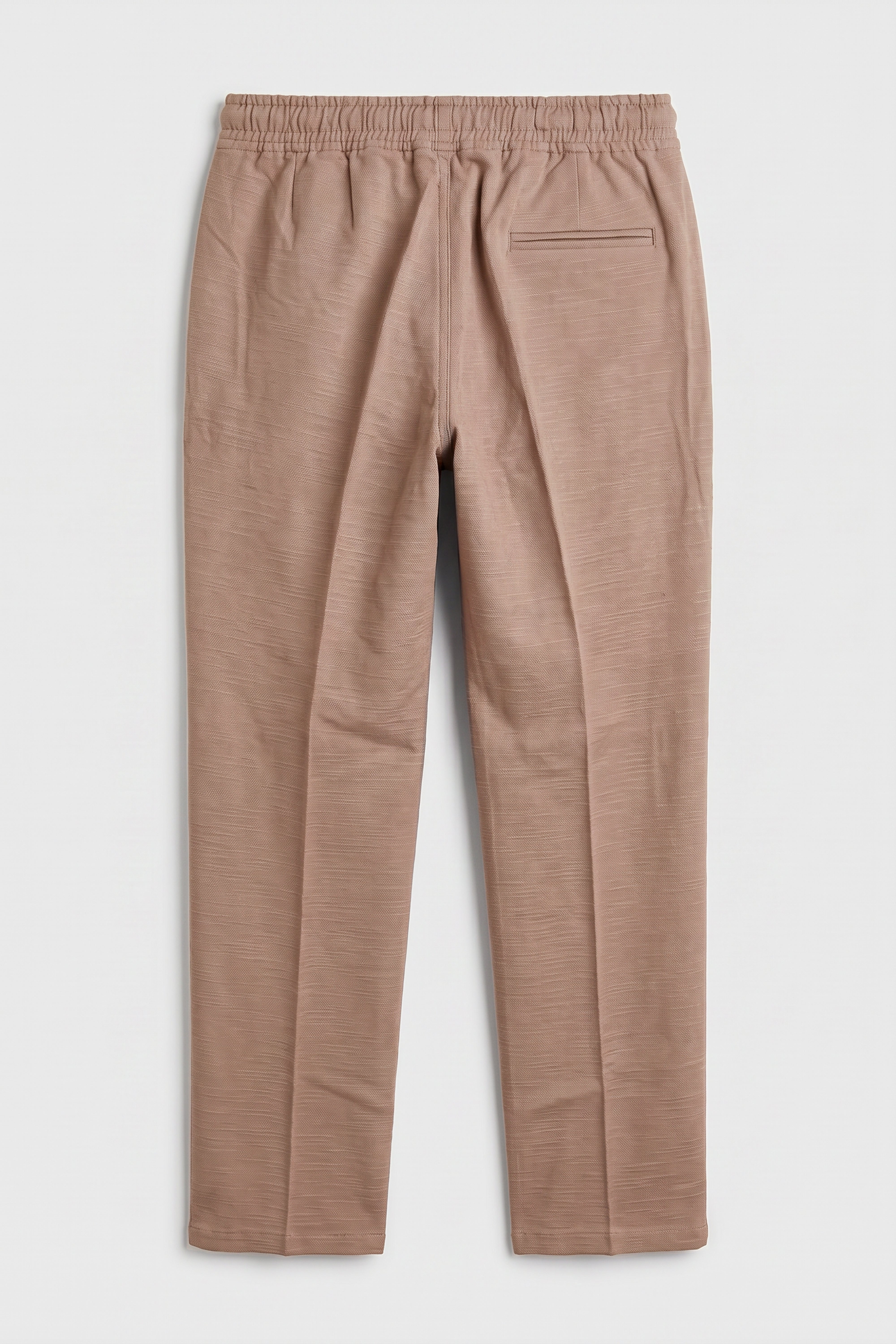 Boys 4-Piece Cotton Casual Suit - Brown Trousers Back  Picture