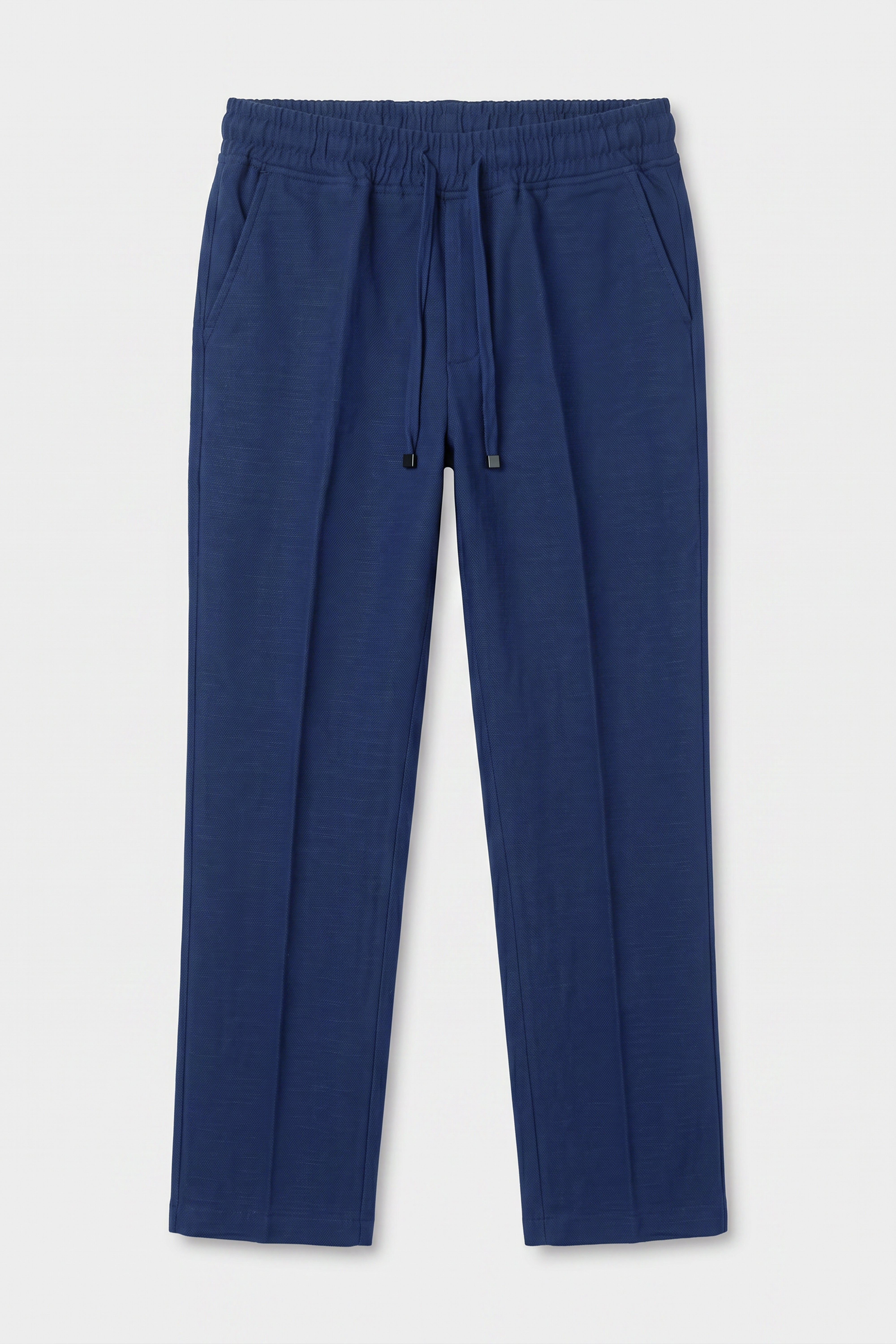 Boys 4-Piece Cotton Casual Suit - Navy Trousers Front Picture