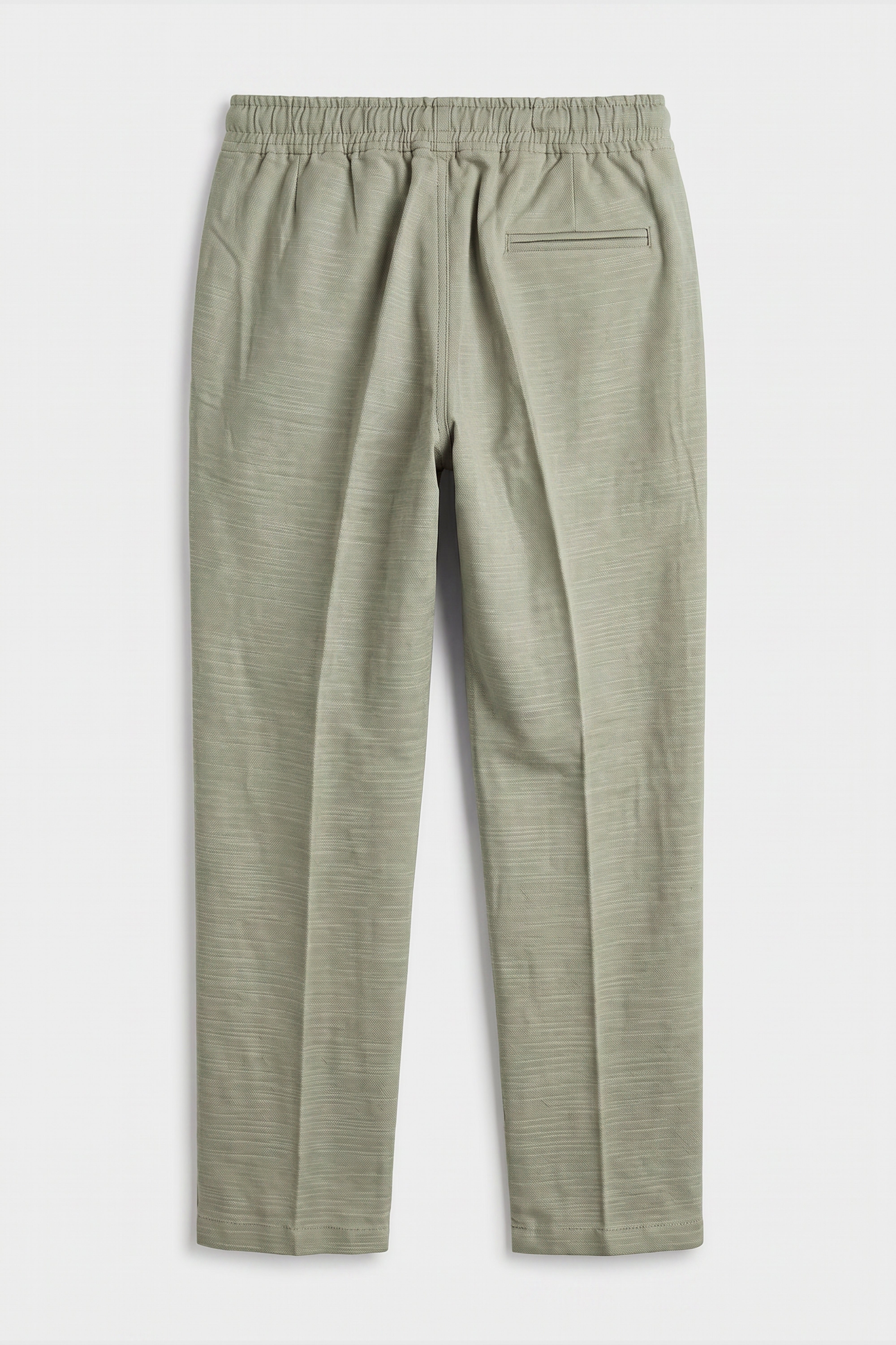 Boys 4-Piece Cotton Casual Suit - Sage Green Trousers Back Picture