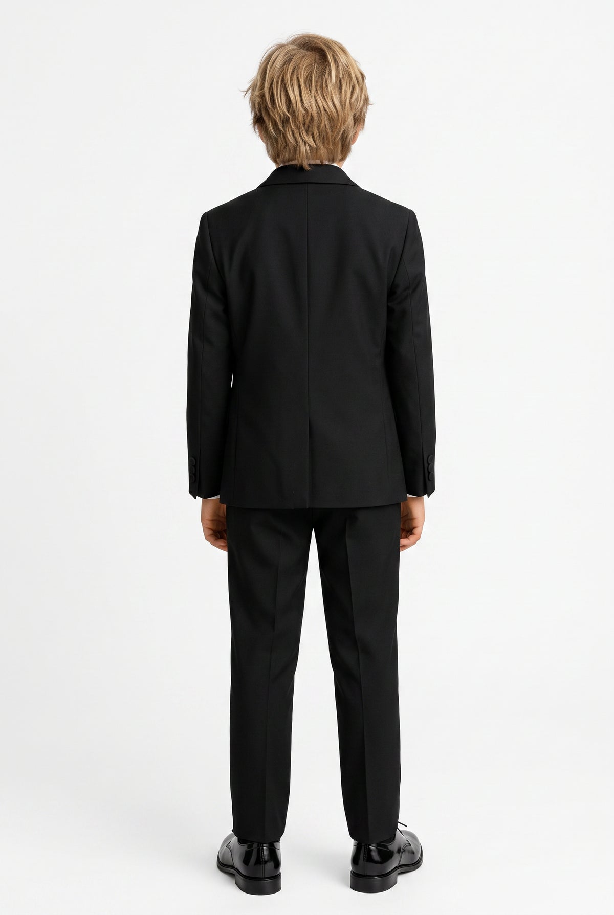 Boys 5-Piece Black Dinner Suit Set Bundle