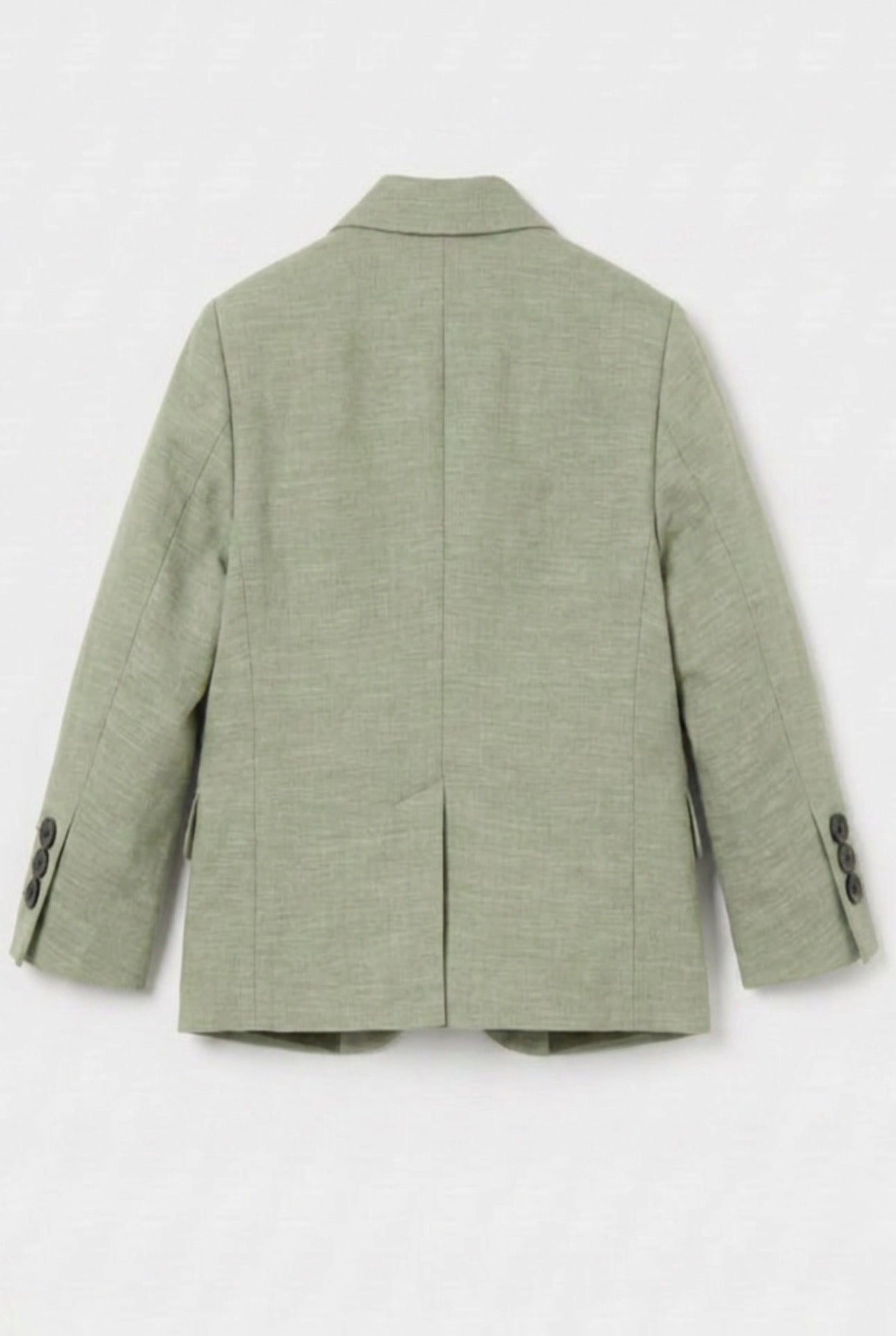 Boys 5-Piece Cotton Smart Casual Suit - Sage Green