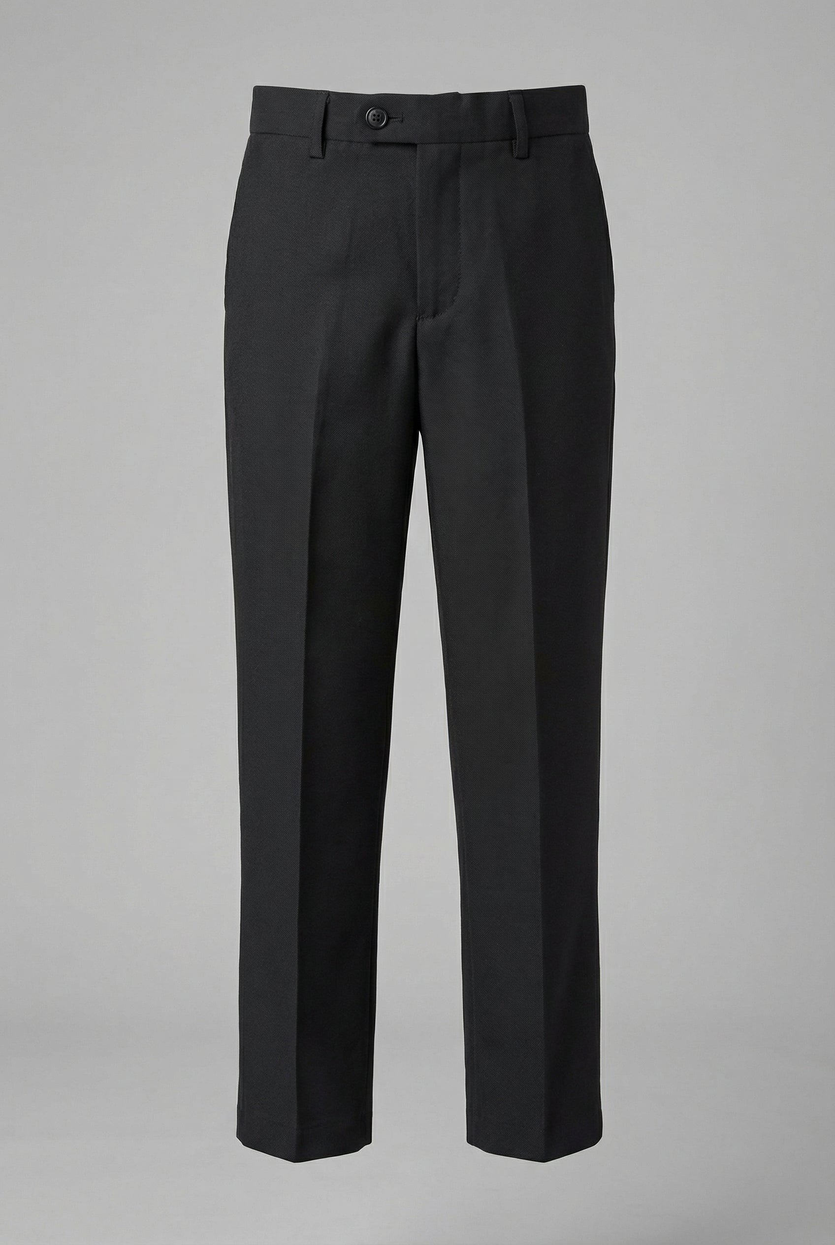 Boys 5-Piece Tailored Fit Twill Suit - Oscar - Black