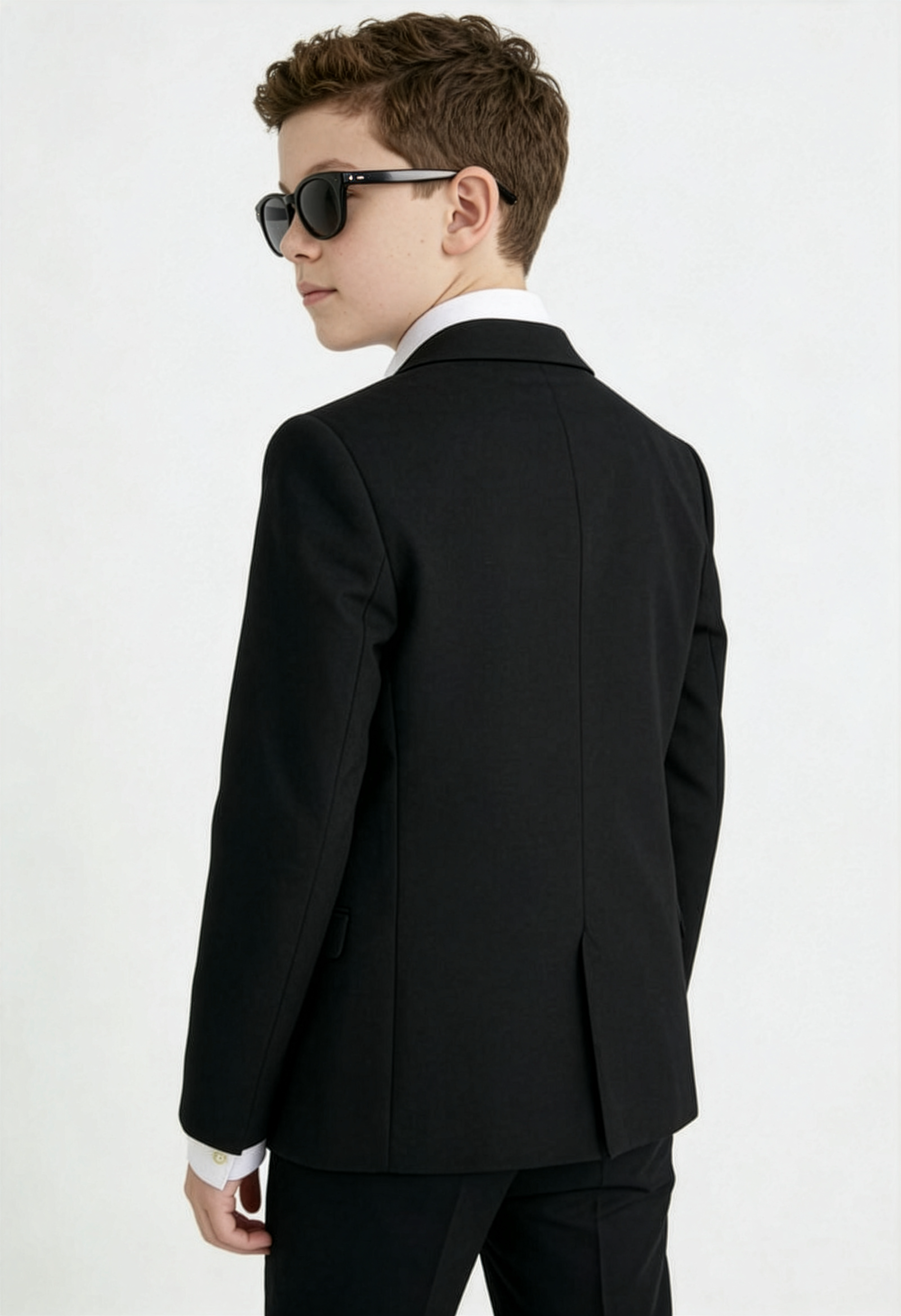 Boys Black Classic Blazer Jacket