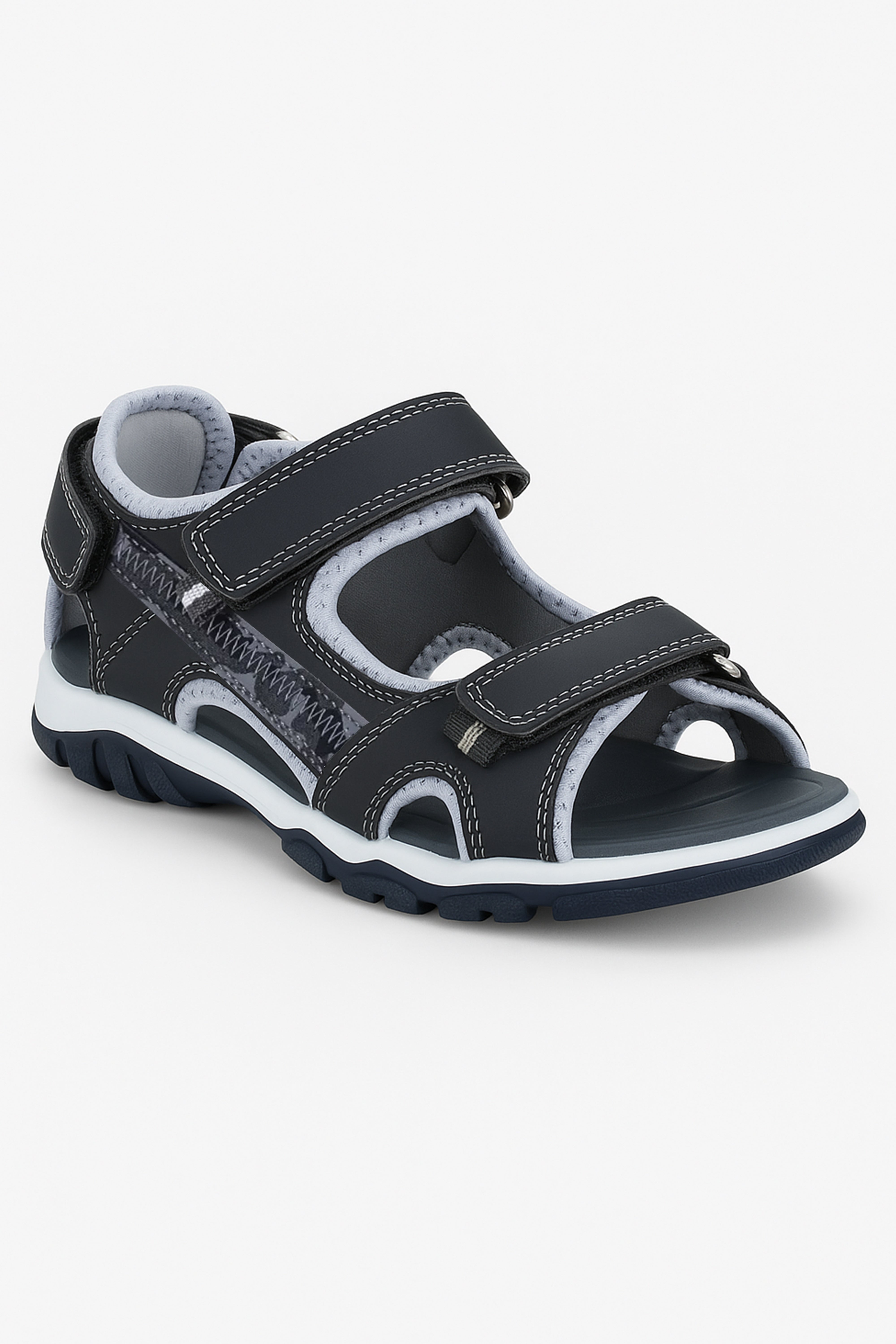 Boys Casual Sport Open Toe Sandals - Grey Side Picture