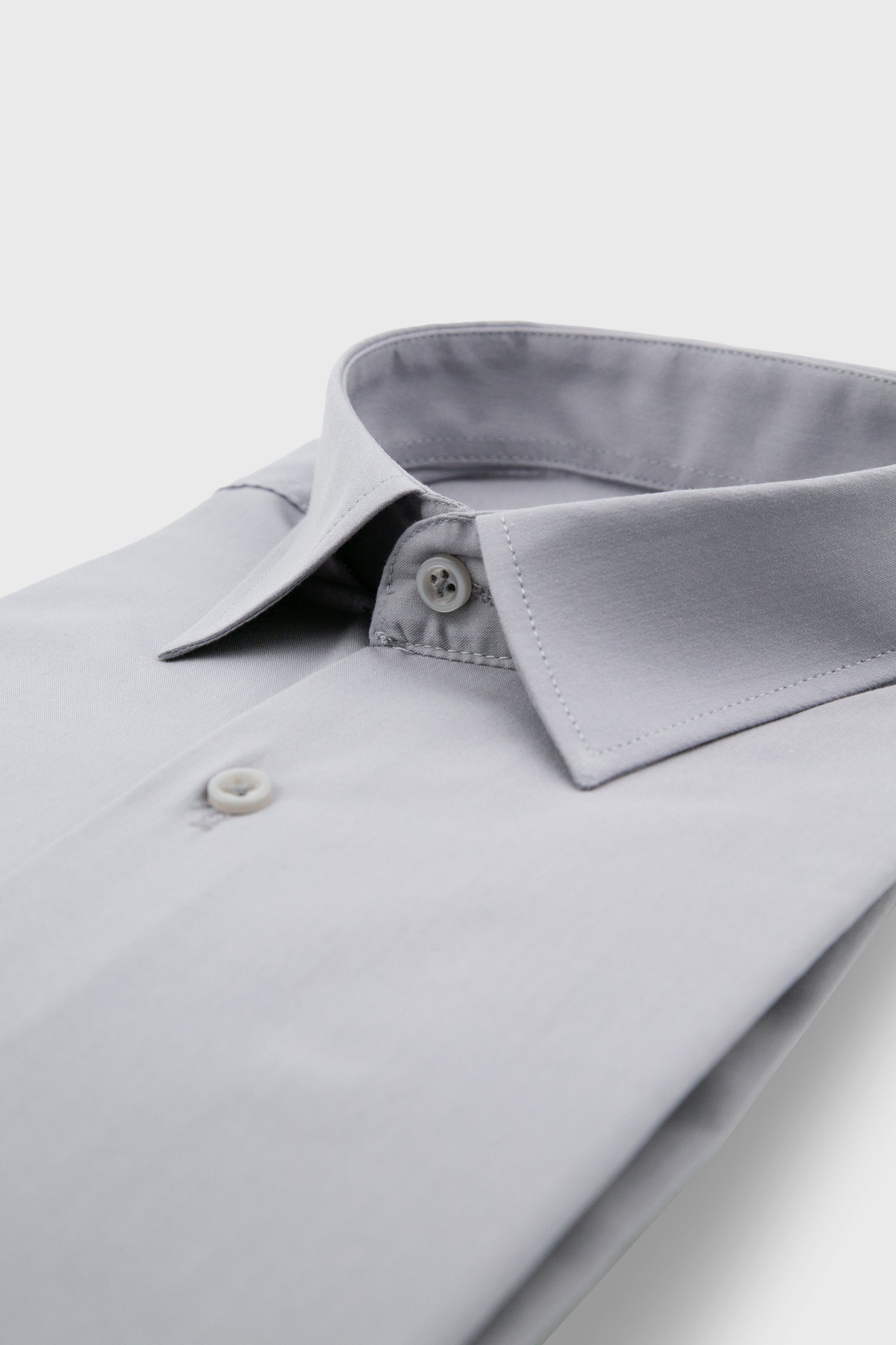 Boys Classic Collar Dress Shirt - Harput - Grey Side Picture