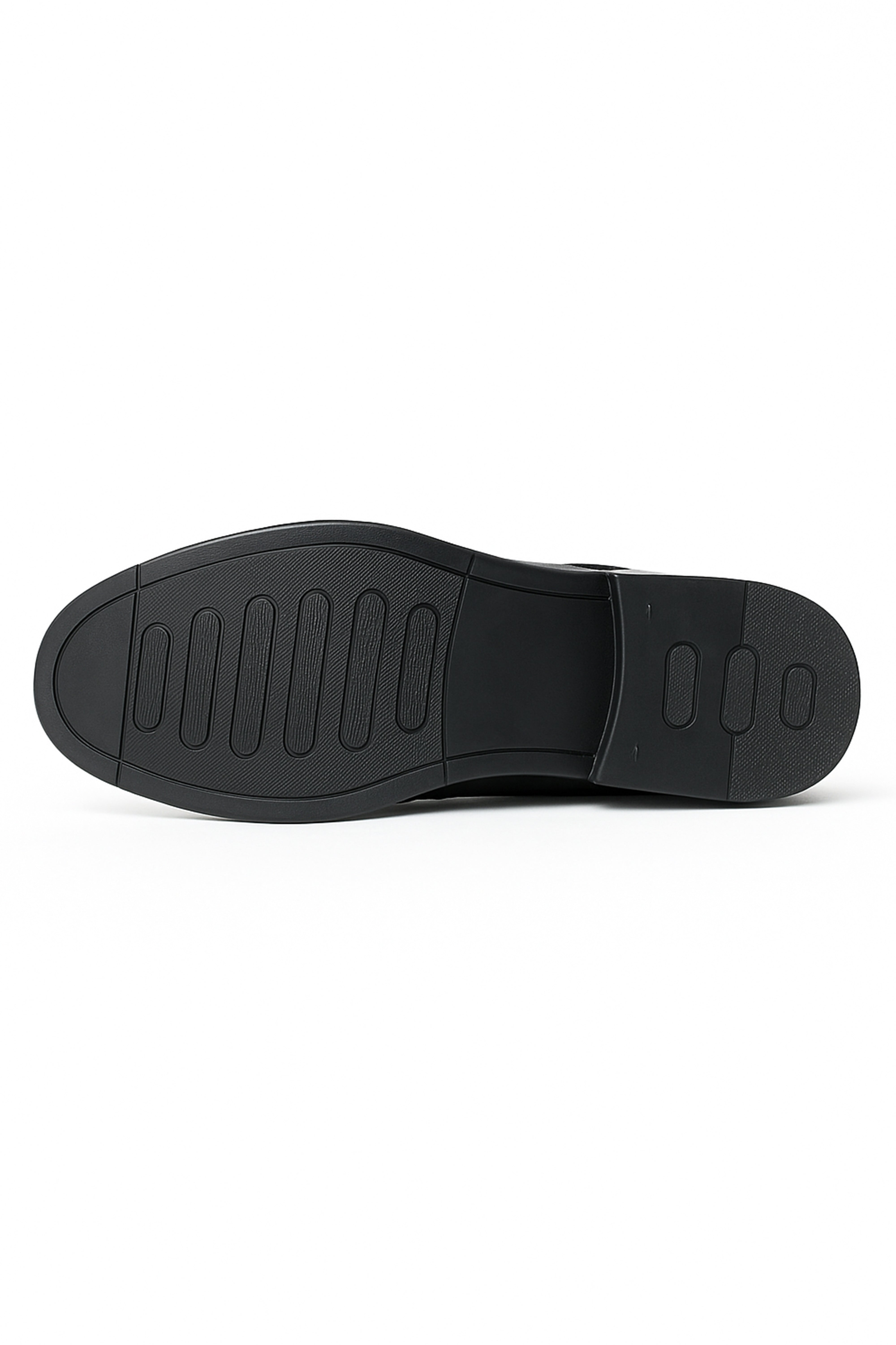 Boys Derby Mat Lace Up Dress Shoes - COLOMBIA - Black Sole Picture