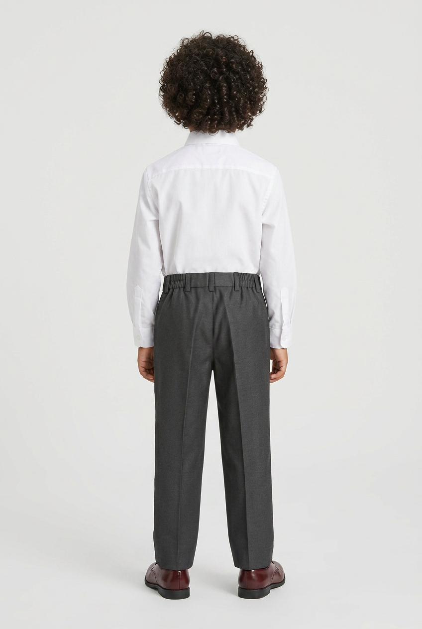 Boys Formal  Suit Trousers - Grey