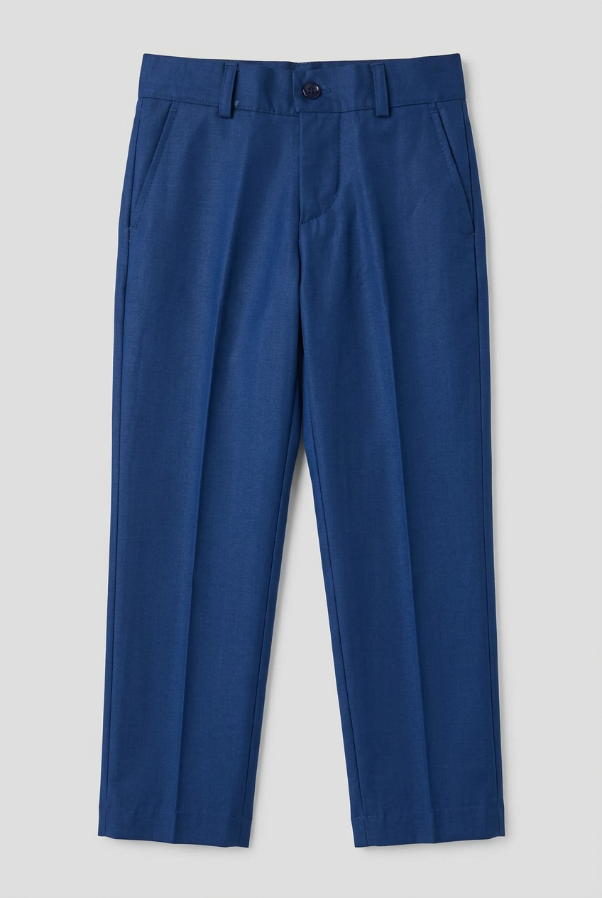 Boys Formal  Suit Trousers - Navy Blue