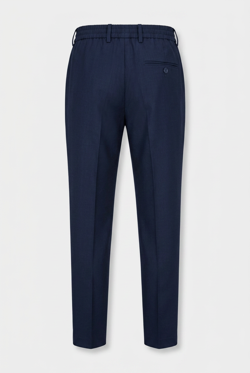 Boys Navy Suit with Grey Checked Waistcoat and Tie