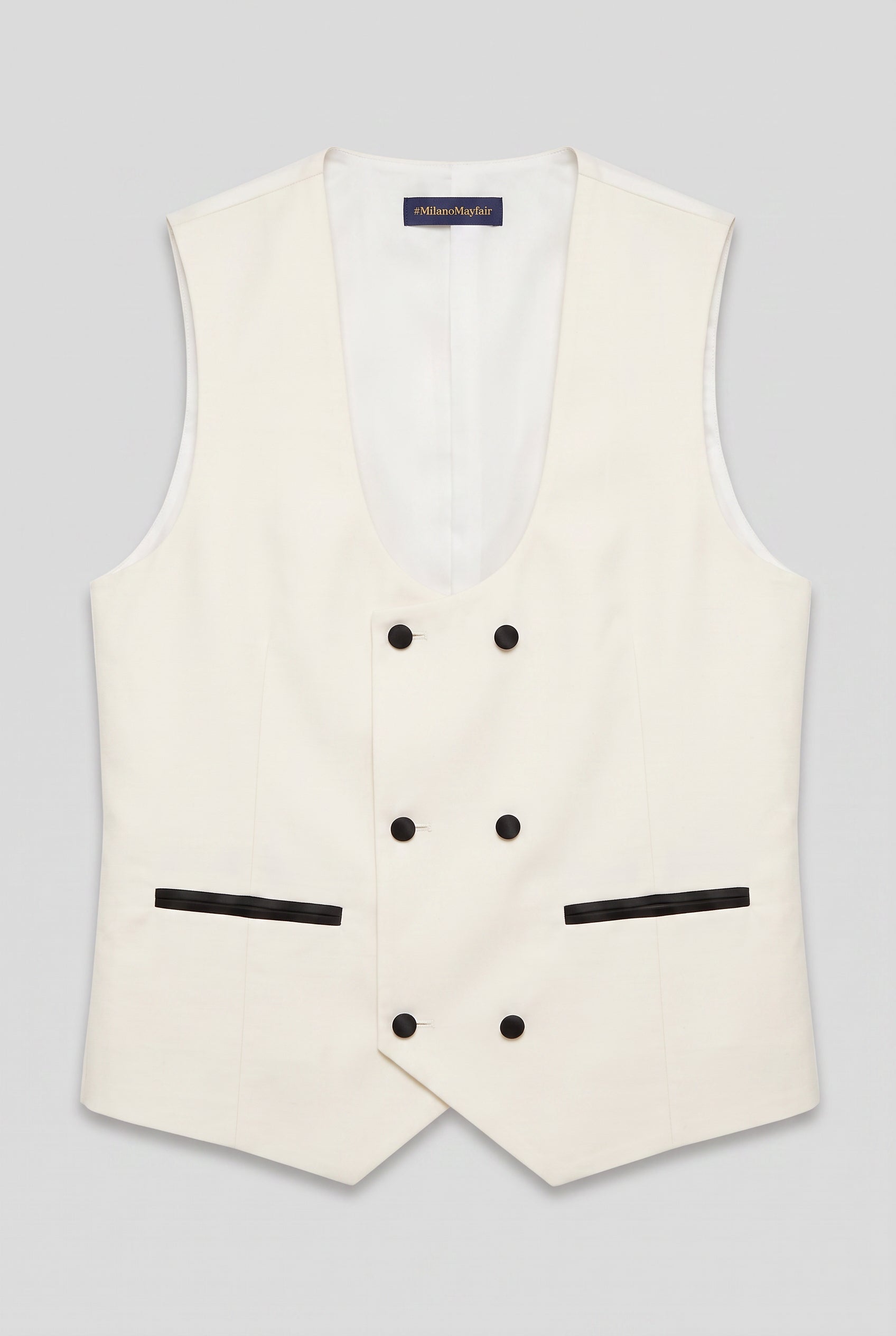 Boys Sheen Lapel Tuxedo Dinner Suit - Ivory
