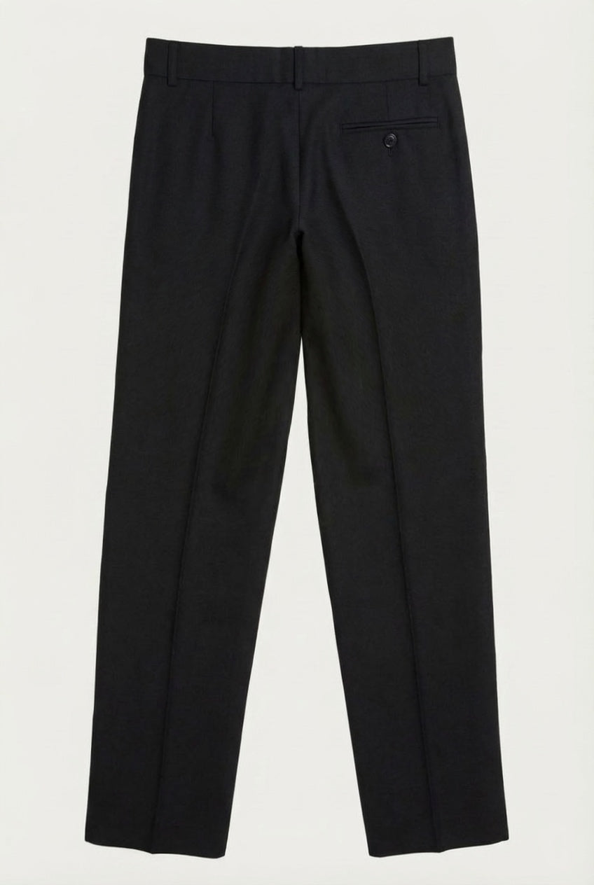 Boys Slim Fit 8-Piece Formal Suit Set - Black