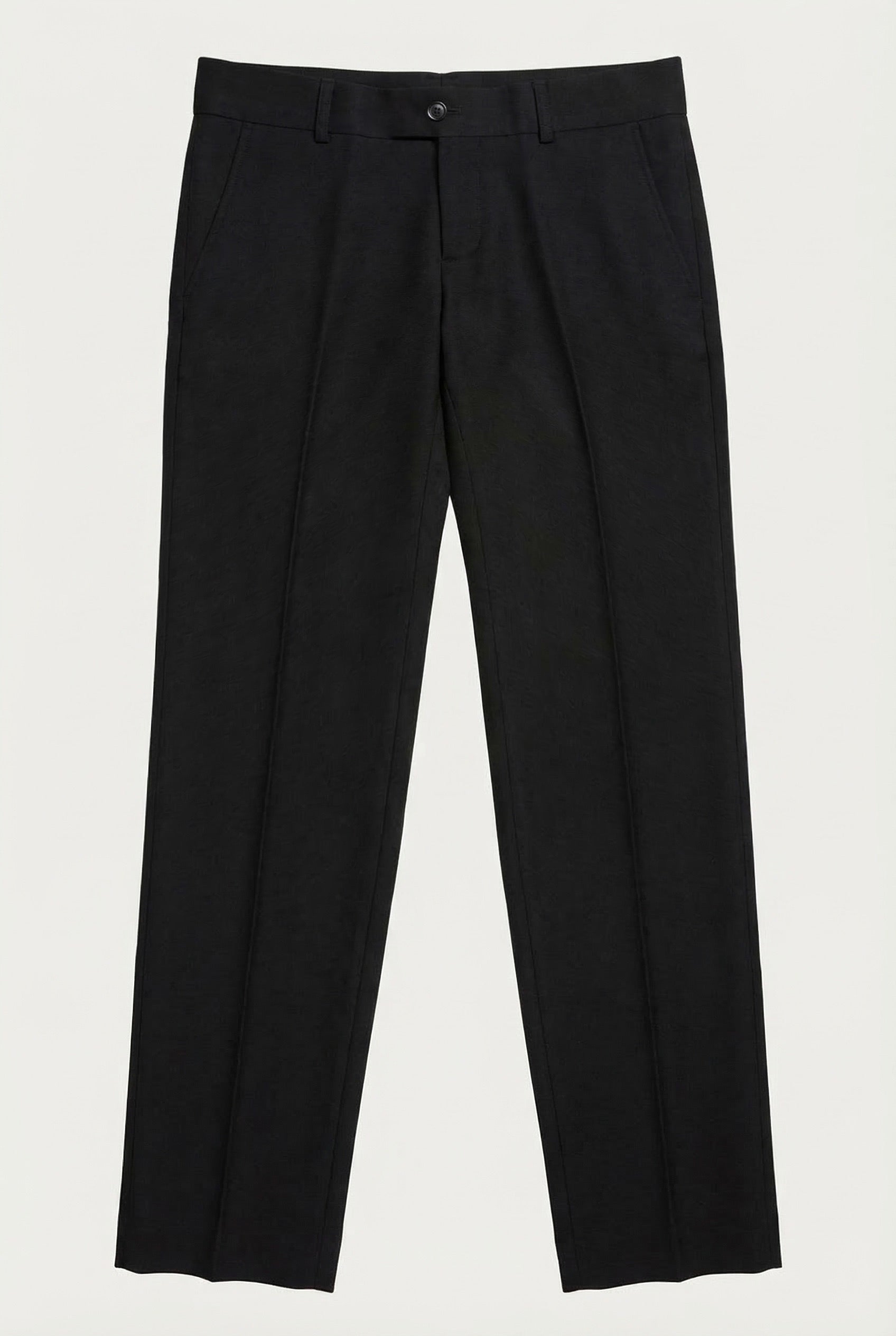 Boys Slim Fit 8-Piece Formal Suit Set - Black