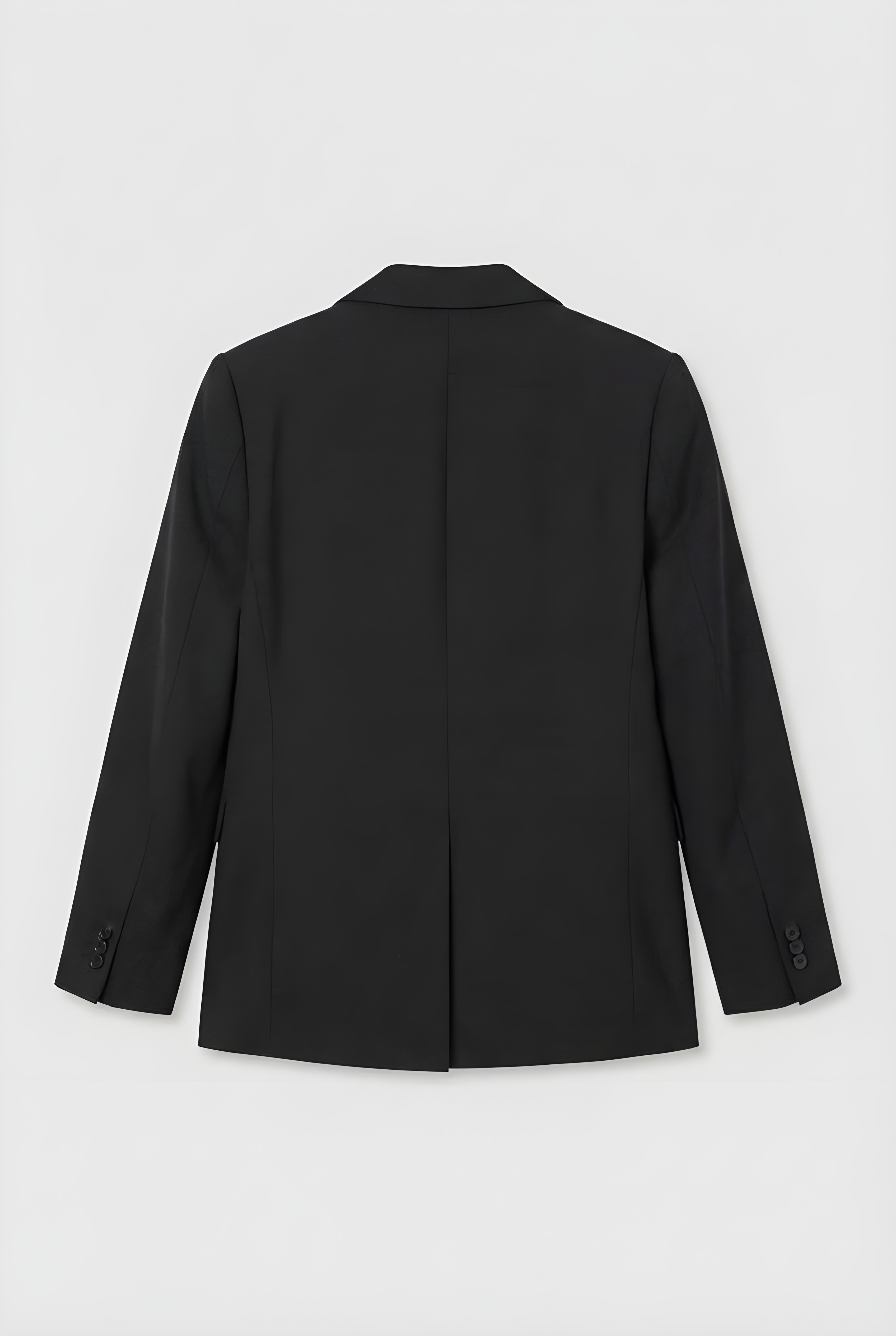 Boys Slim Fit 8-Piece Formal Suit Set - Black