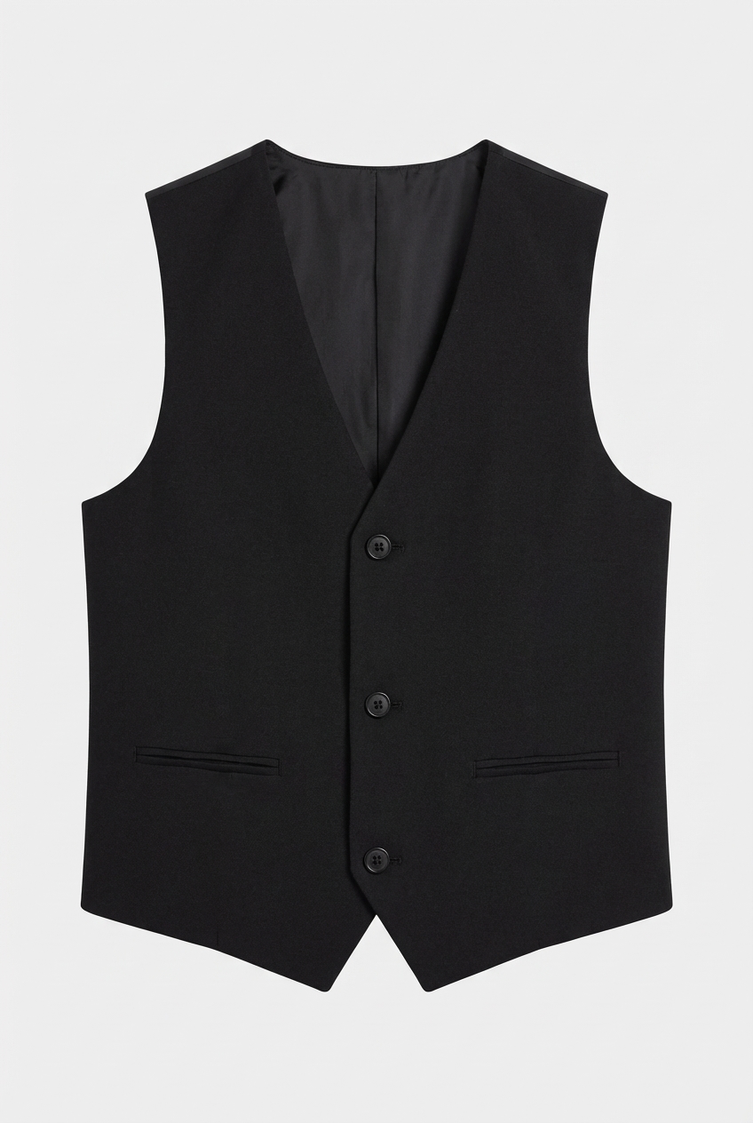 Boys Slim Fit 8-Piece Formal Suit Set - Black