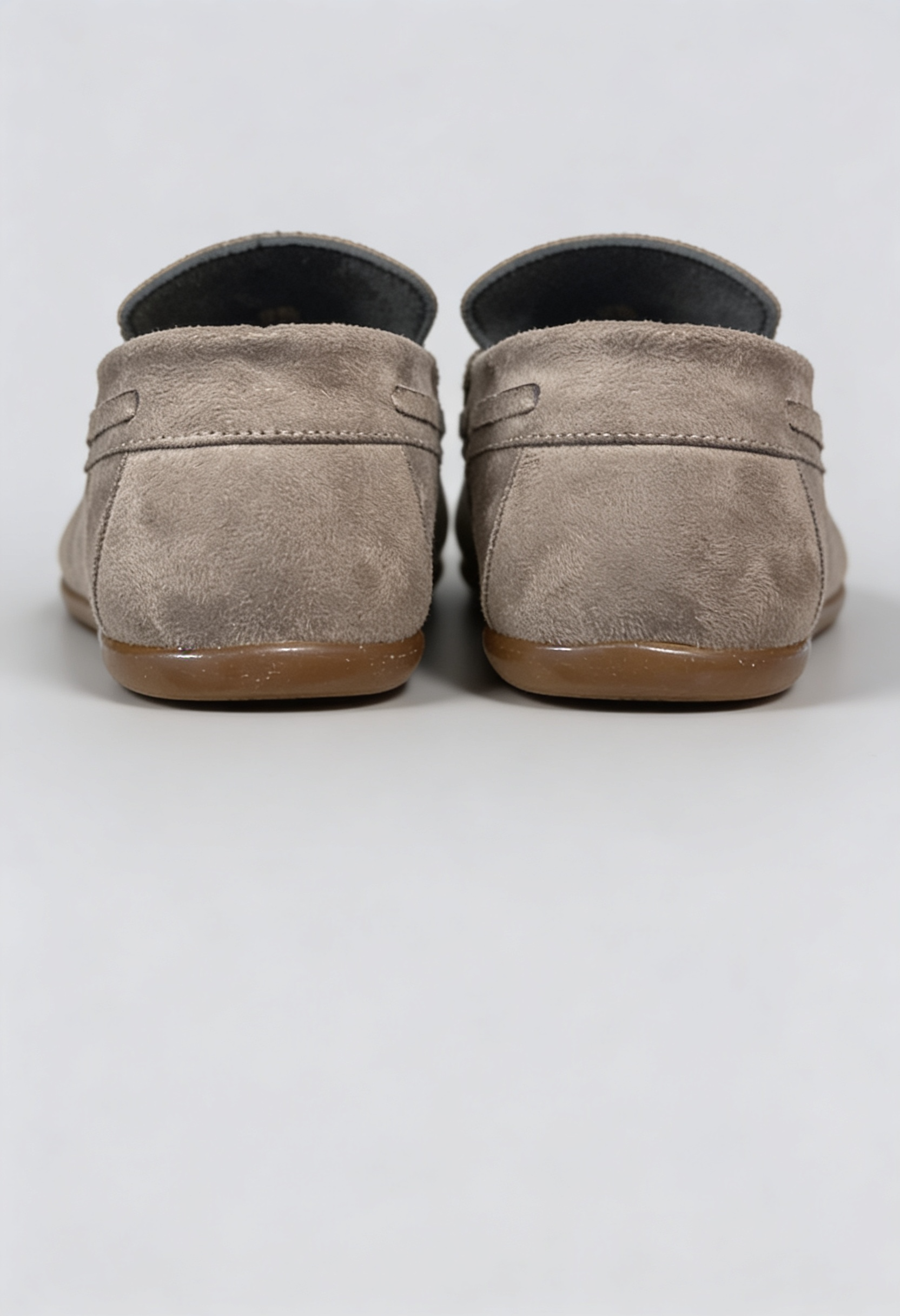 Boys Slip on Tassel Suede Penny Loafer - BABYLON - Sand Beige