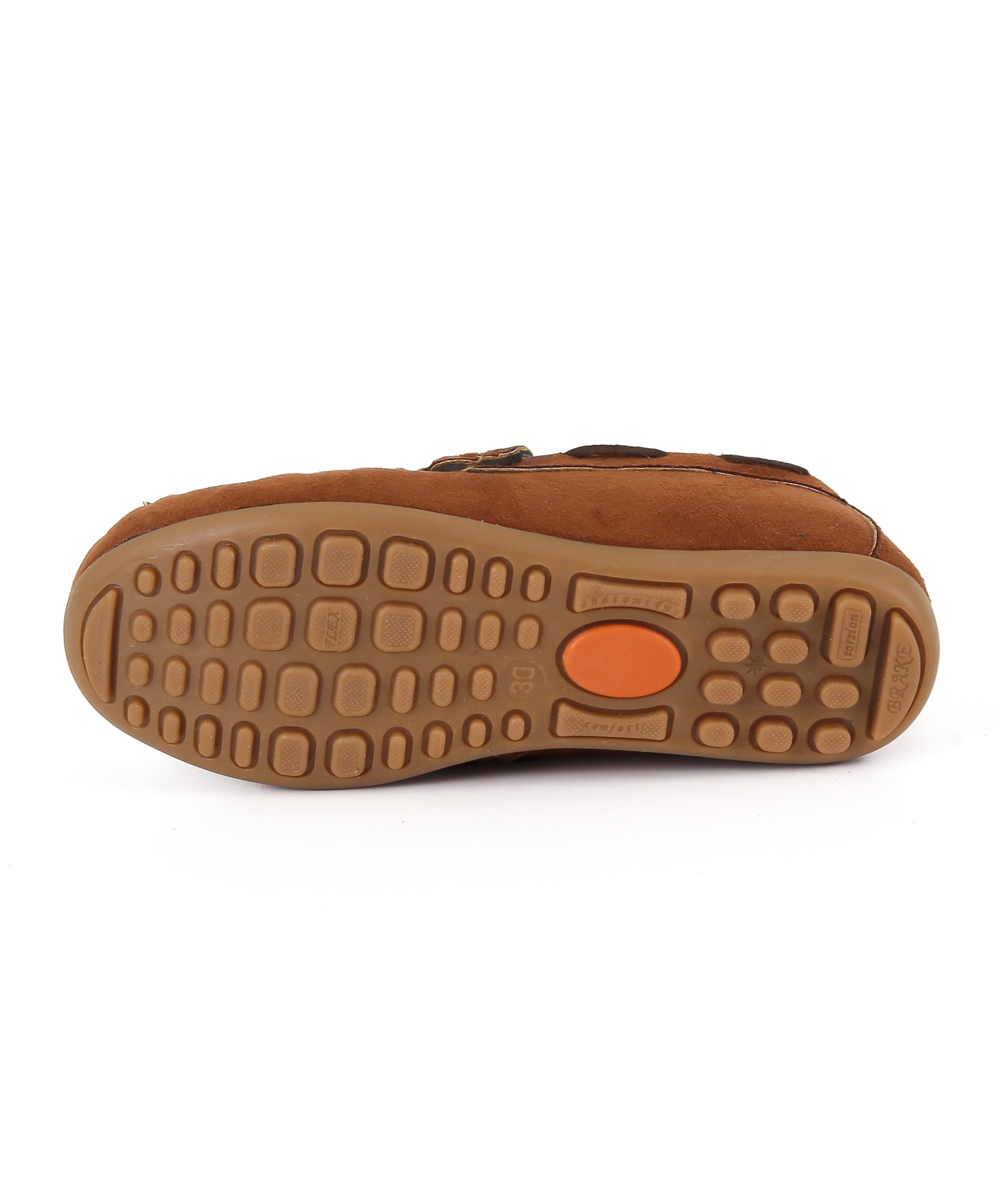 Boys Slip on Tassel Suede Penny Loafer - BABYLON - Tan Brown