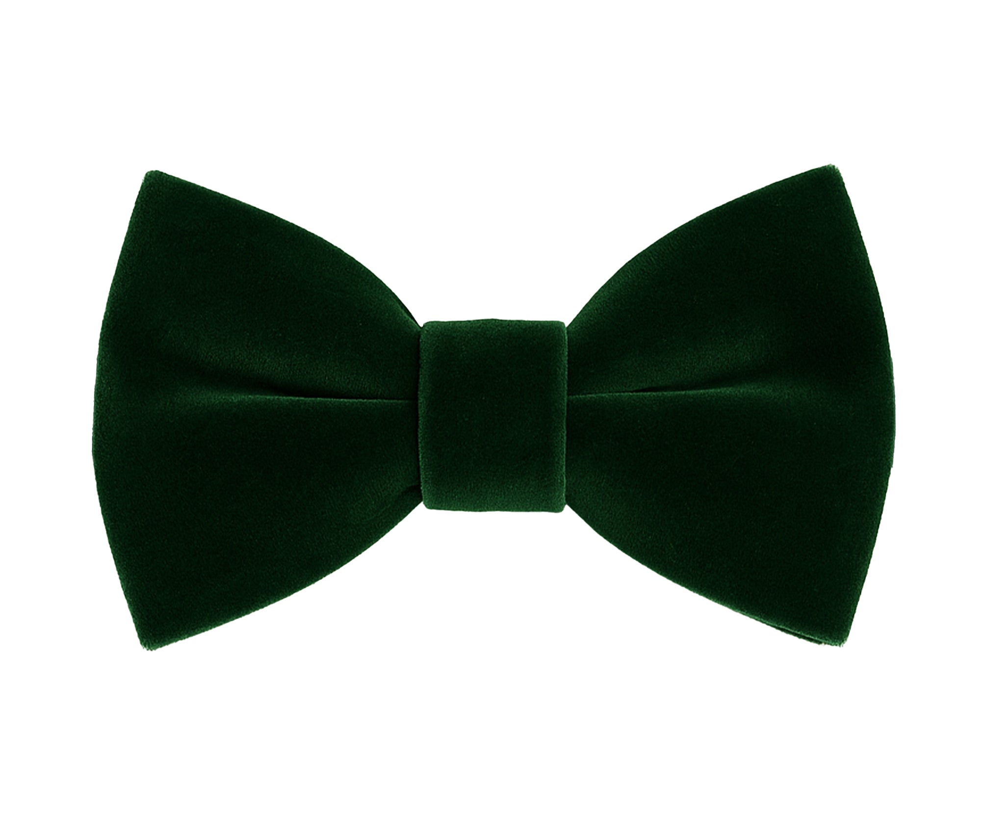 Boys Velvet Dickie Bow Tie & Handkerchief Set - Savoy - Green