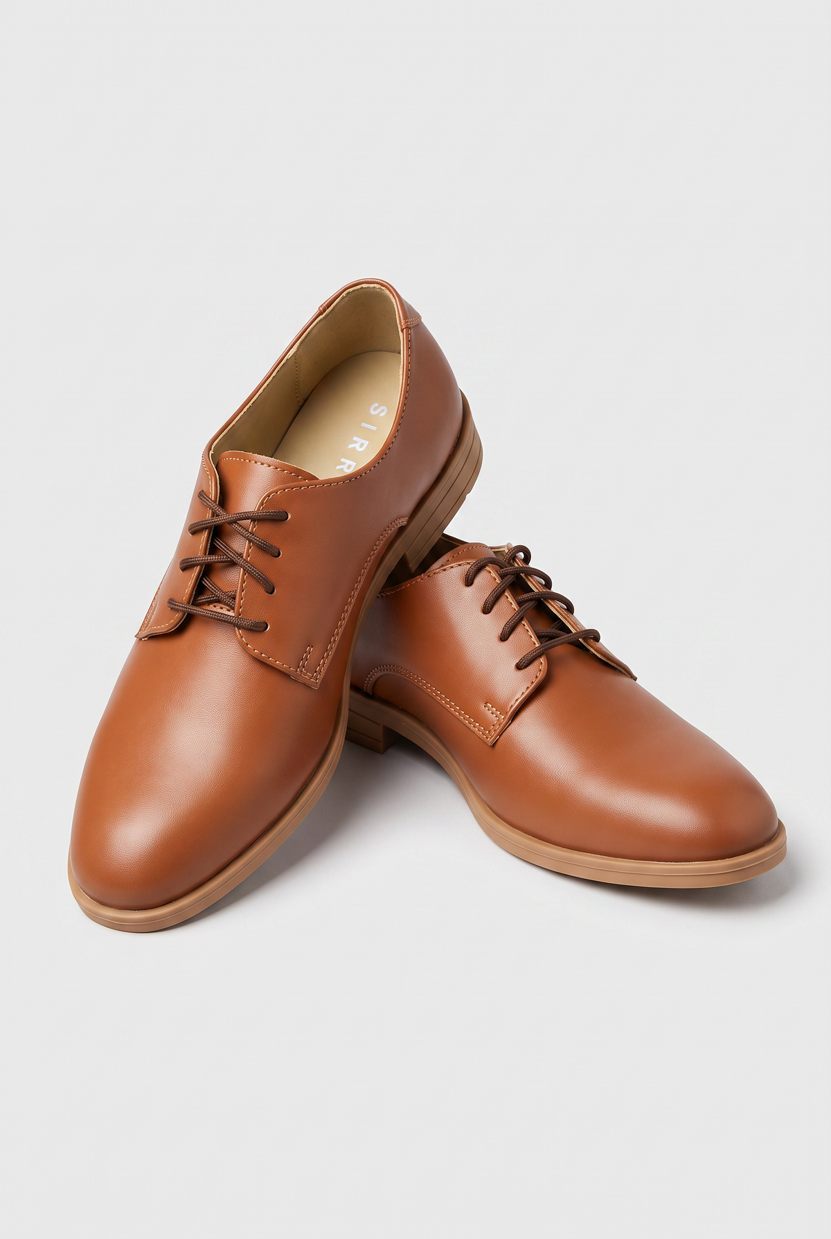 Boys Woven Leather Loafers - Denver - Tan Brown