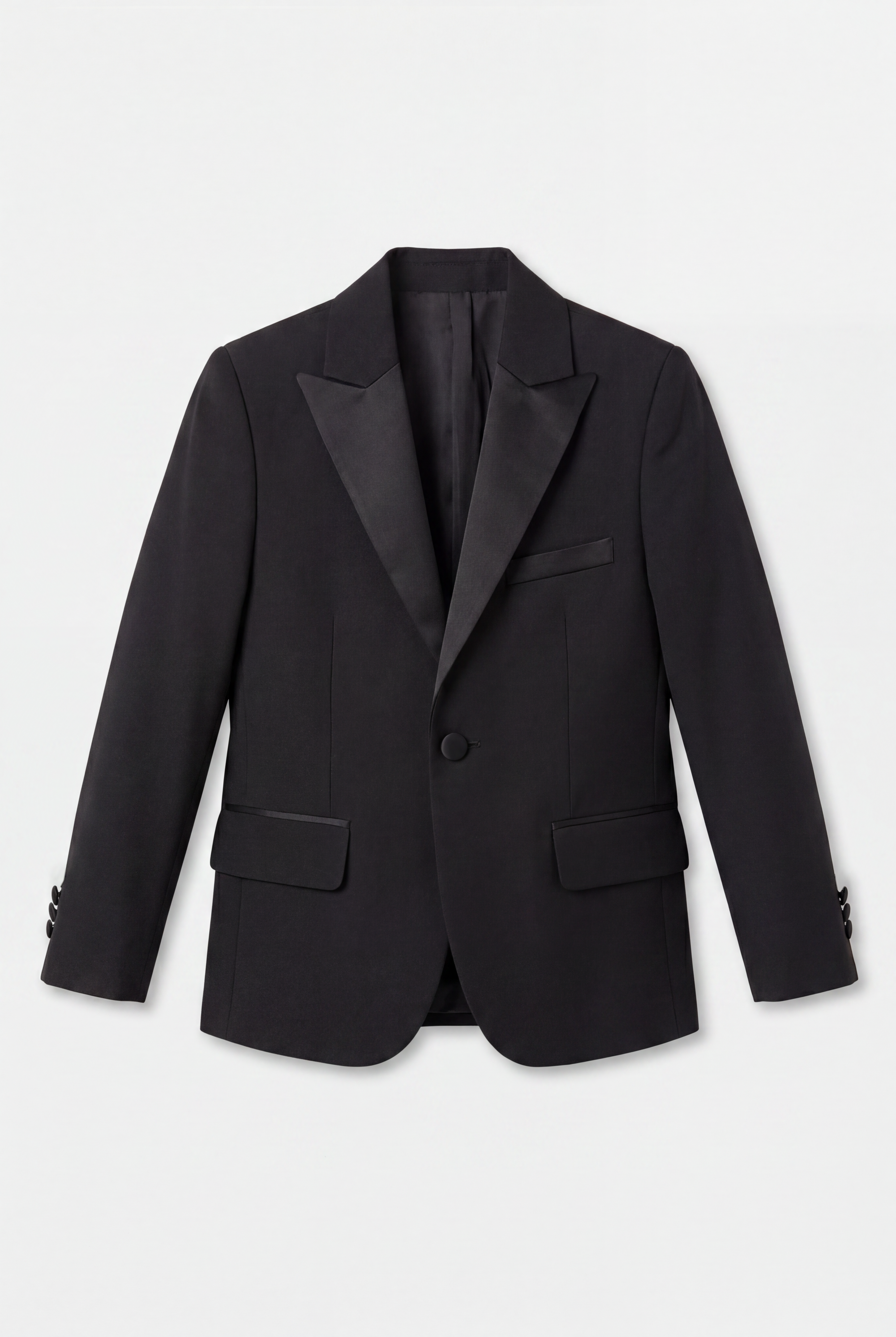 Boys 2-Piece Black Dinner Jacket & Bow Tie Set