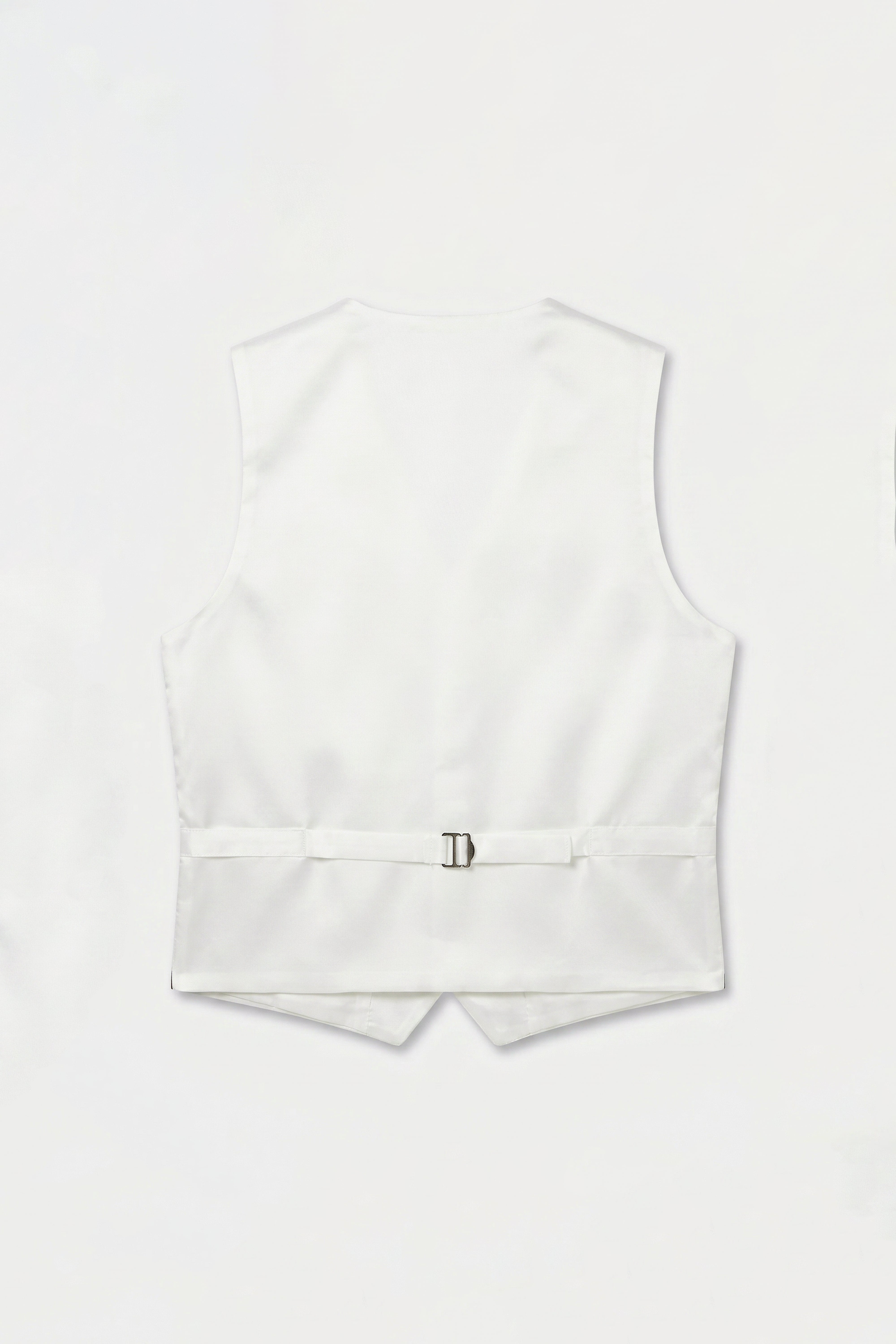 Boys’ 6-Piece Tuxedo Dinner Suit with Double Breasted Waistcoat - DAMATLIK W - Ivory