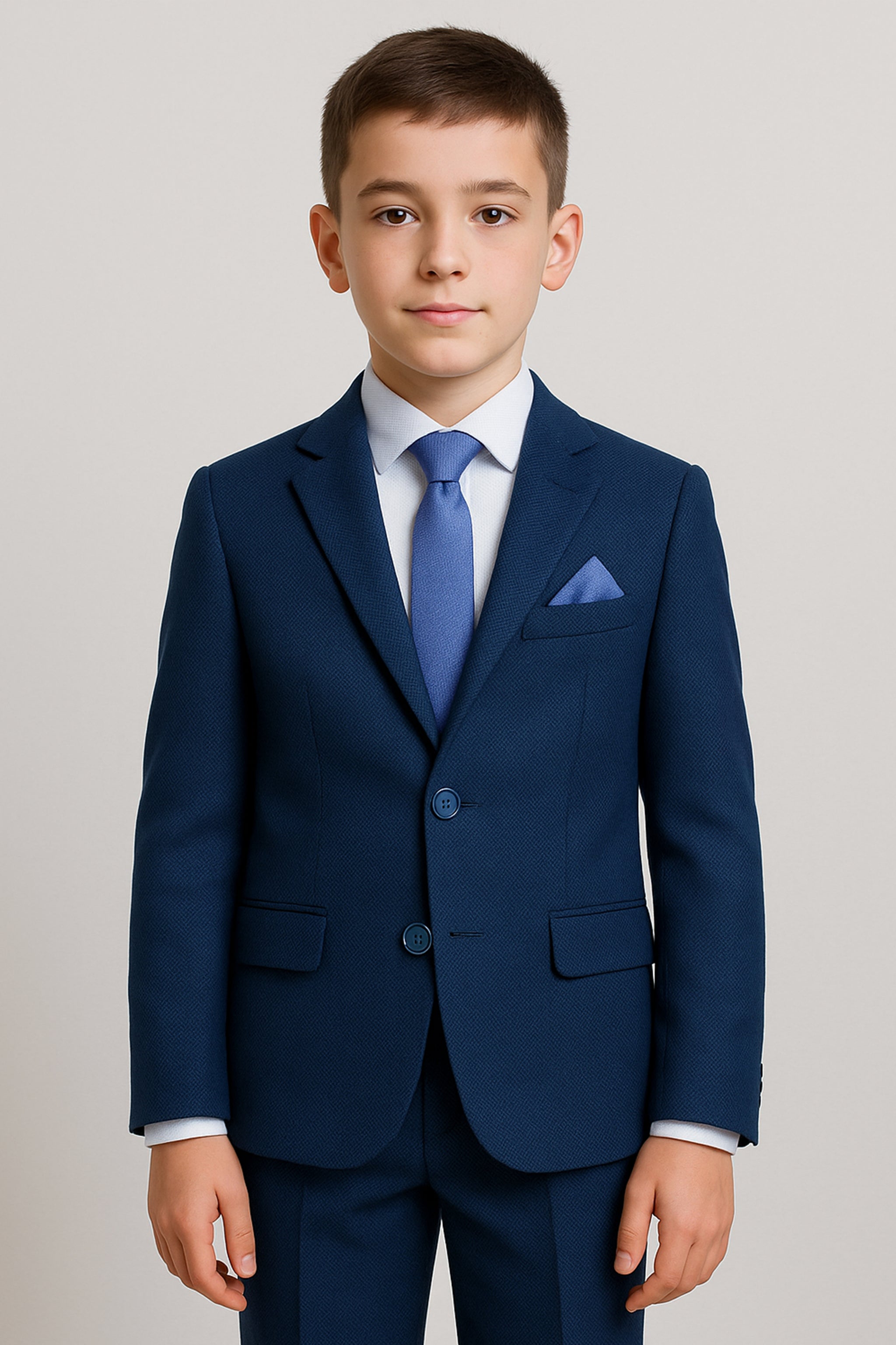 SUITLAB London Boys 7 Piece Suit Set in Navy