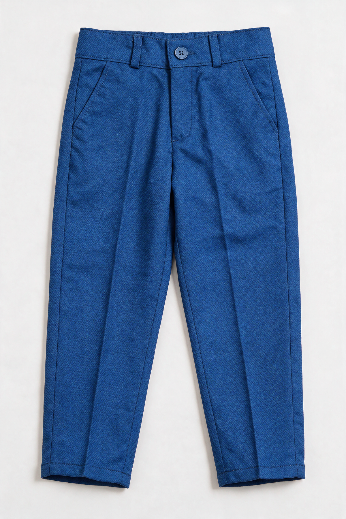 Boys’ 7-Piece Self-Patterned Formal Suit Set - Planet - Indigo Blue