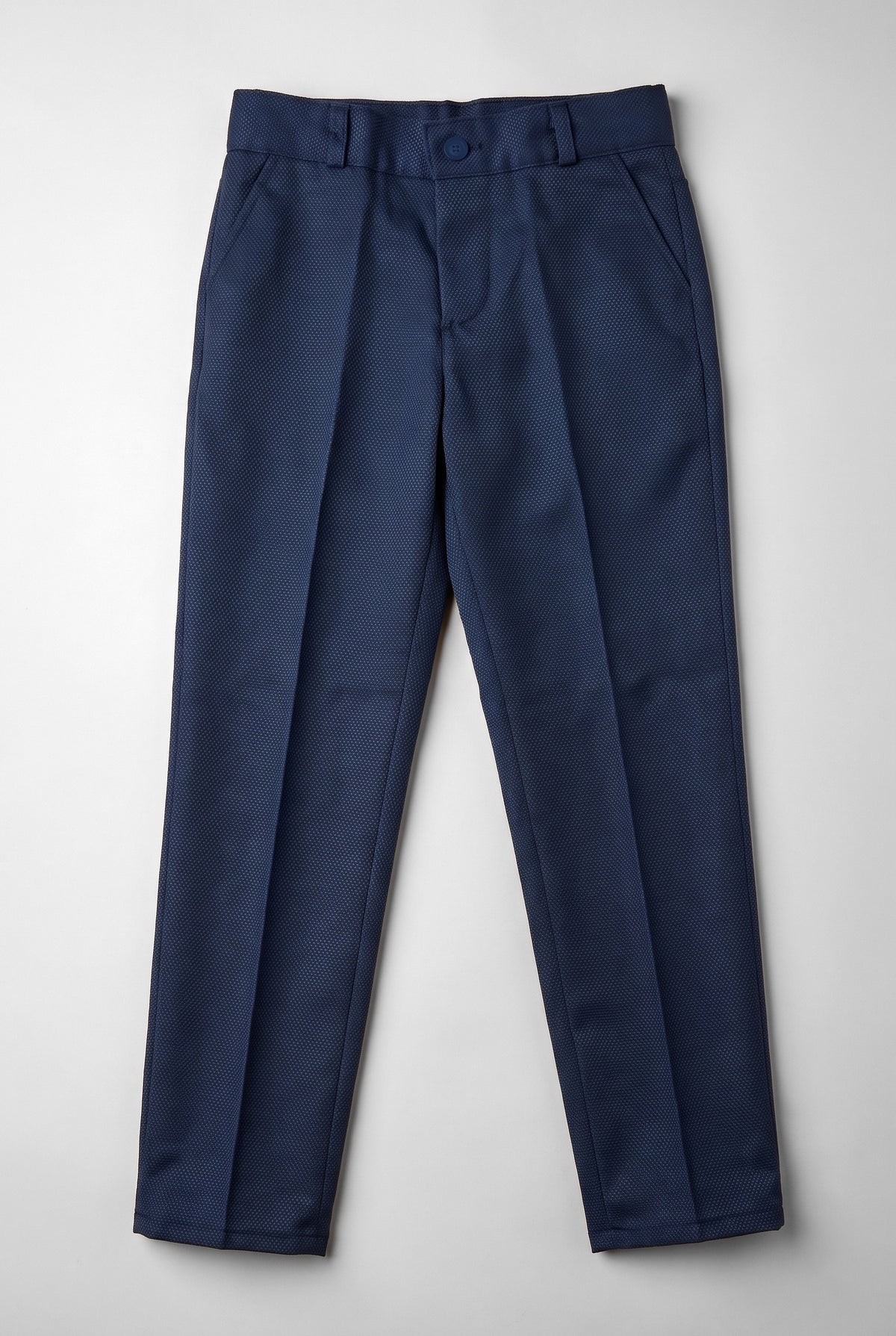 Boys’ 7-Piece Self-Patterned Formal Suit Set - Planet - Navy
